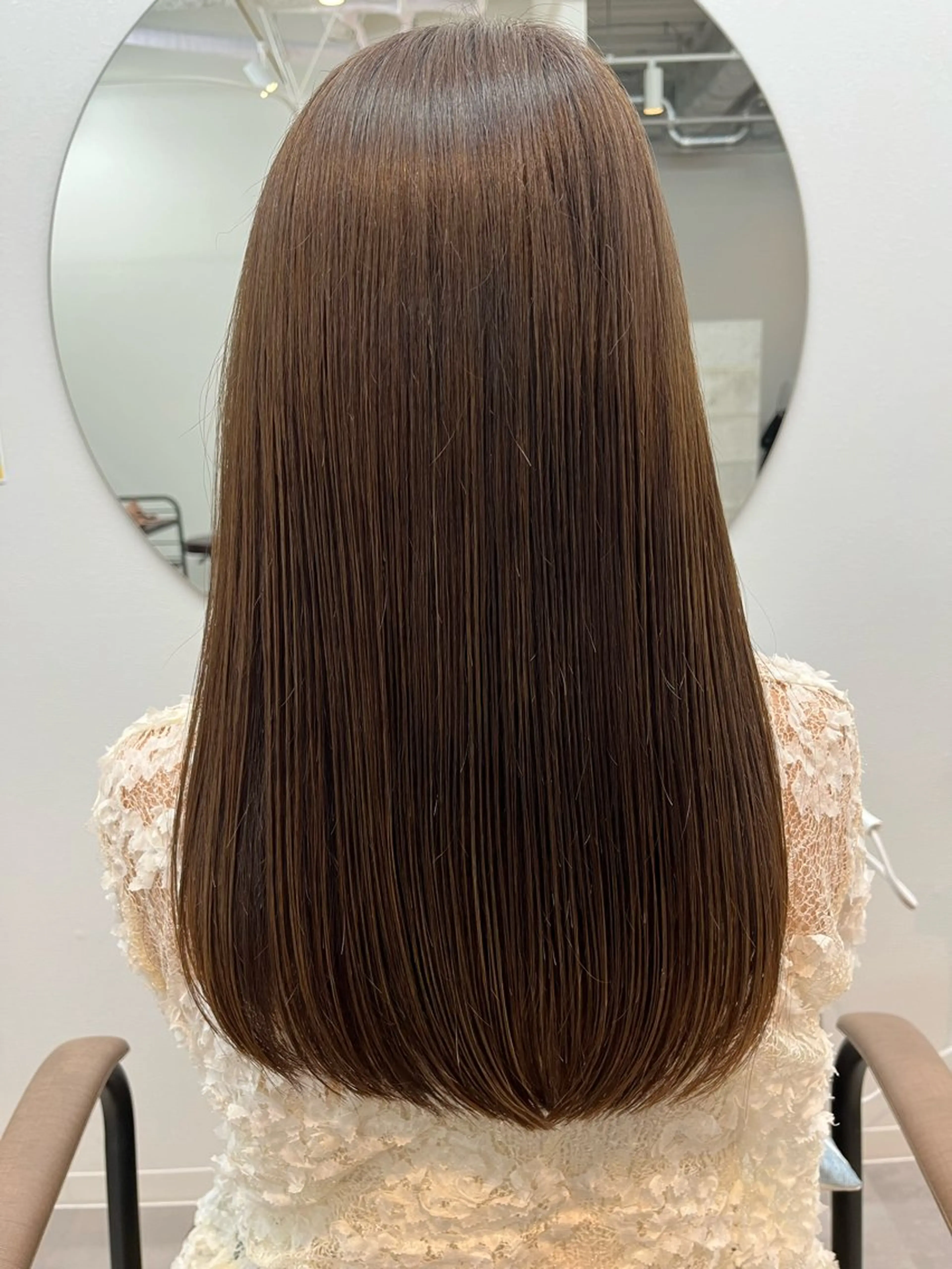 カット＋髪質改善カラーの写真