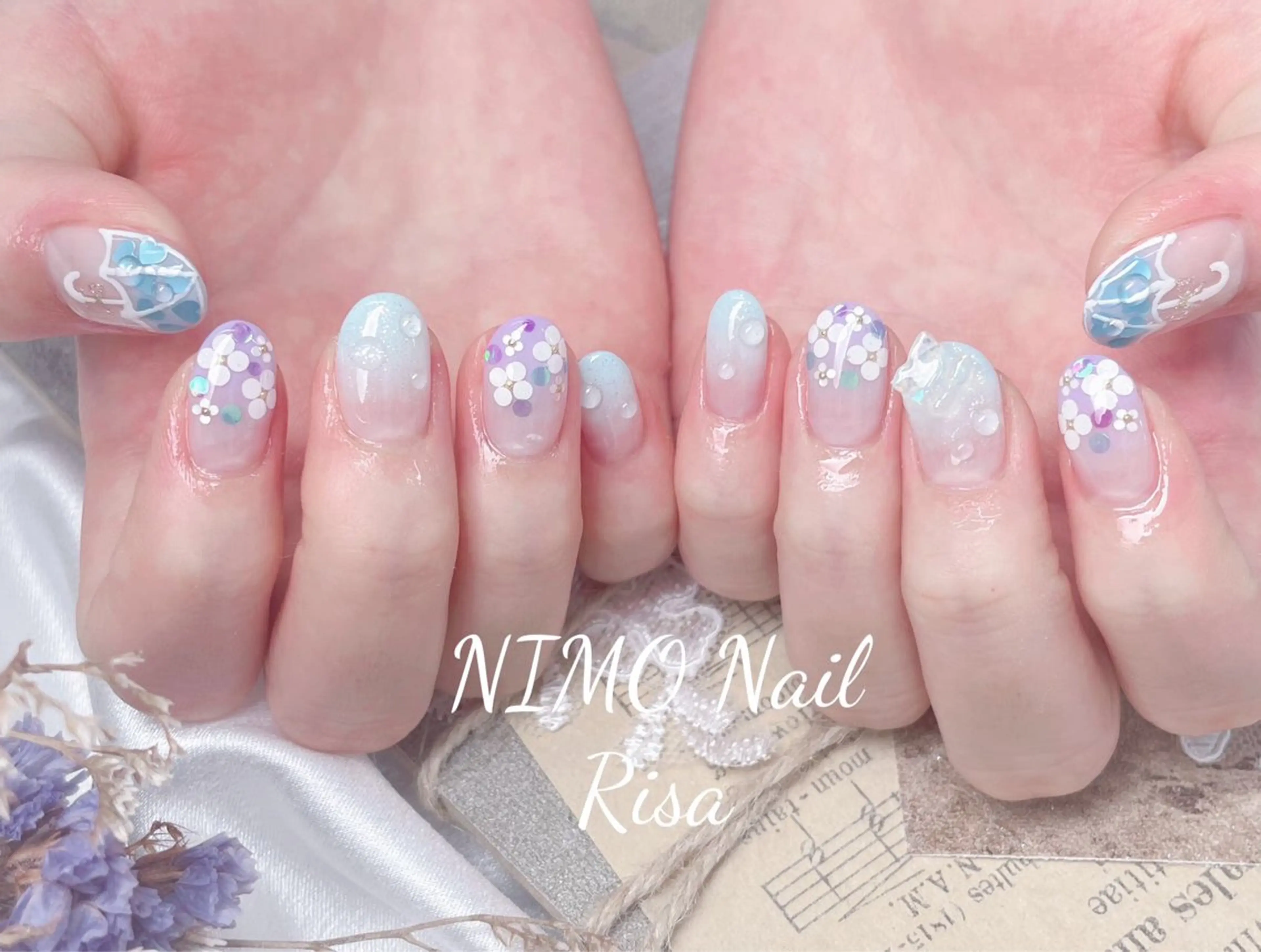 ネイル ハンドネイル RI SA☀️ リサのネイルデザイン