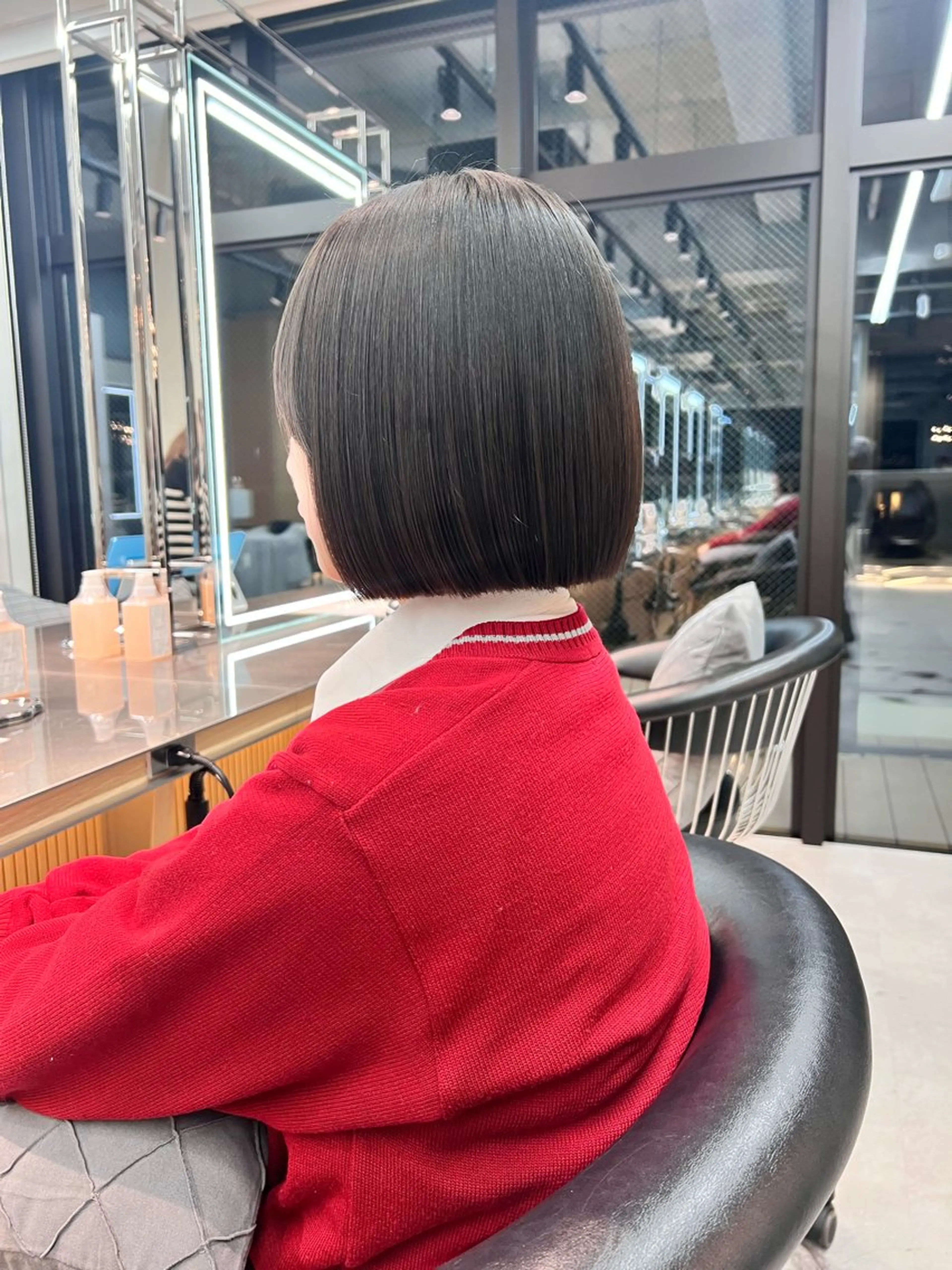 ショート カラー ボブ カット トリートメント ヘアセット 似合わせカラー× ウルフカット/ホマレのヘアスタイル