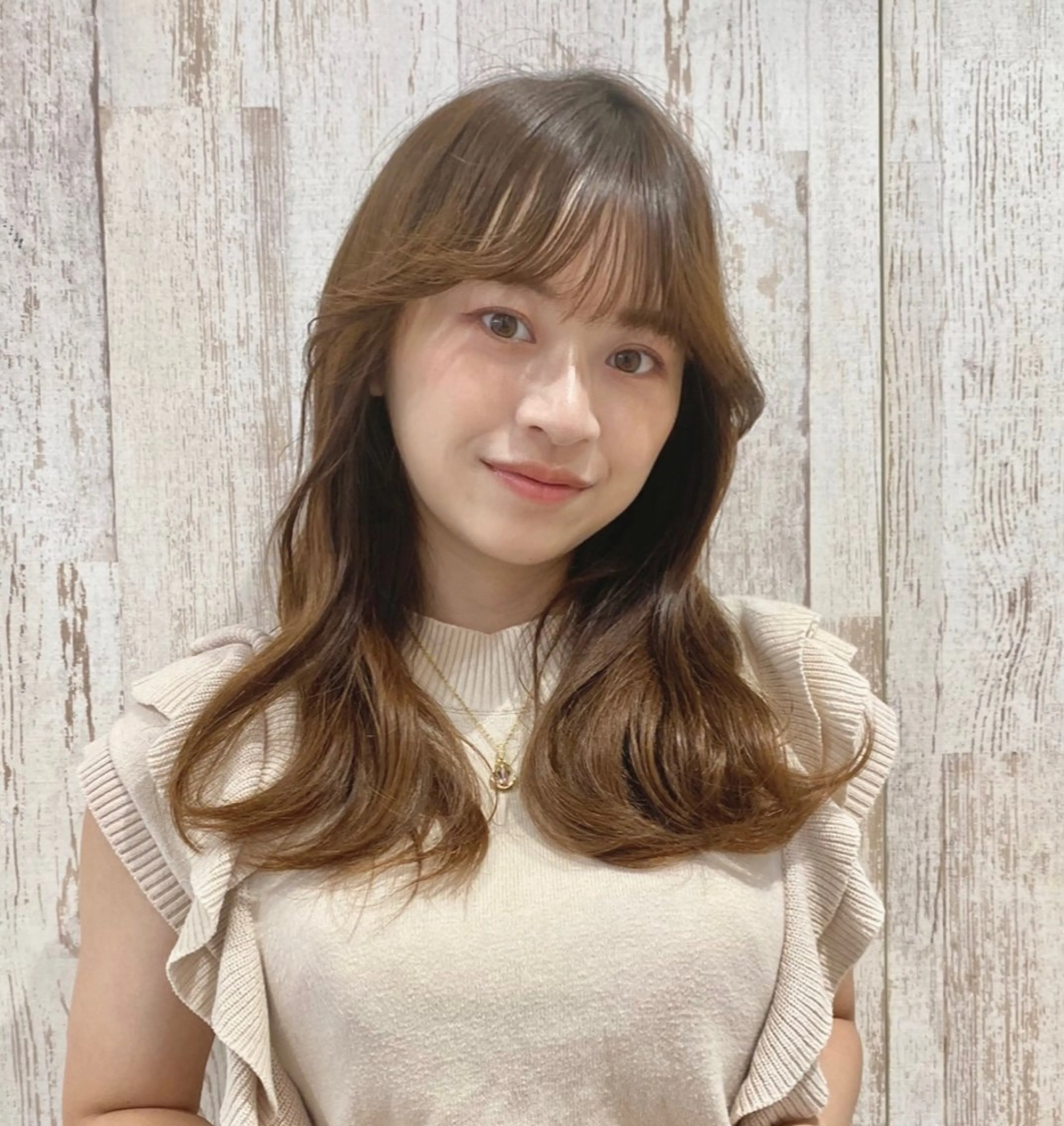 セミロング 新宿/韓国メンズ RIKUパーマのヘアスタイル