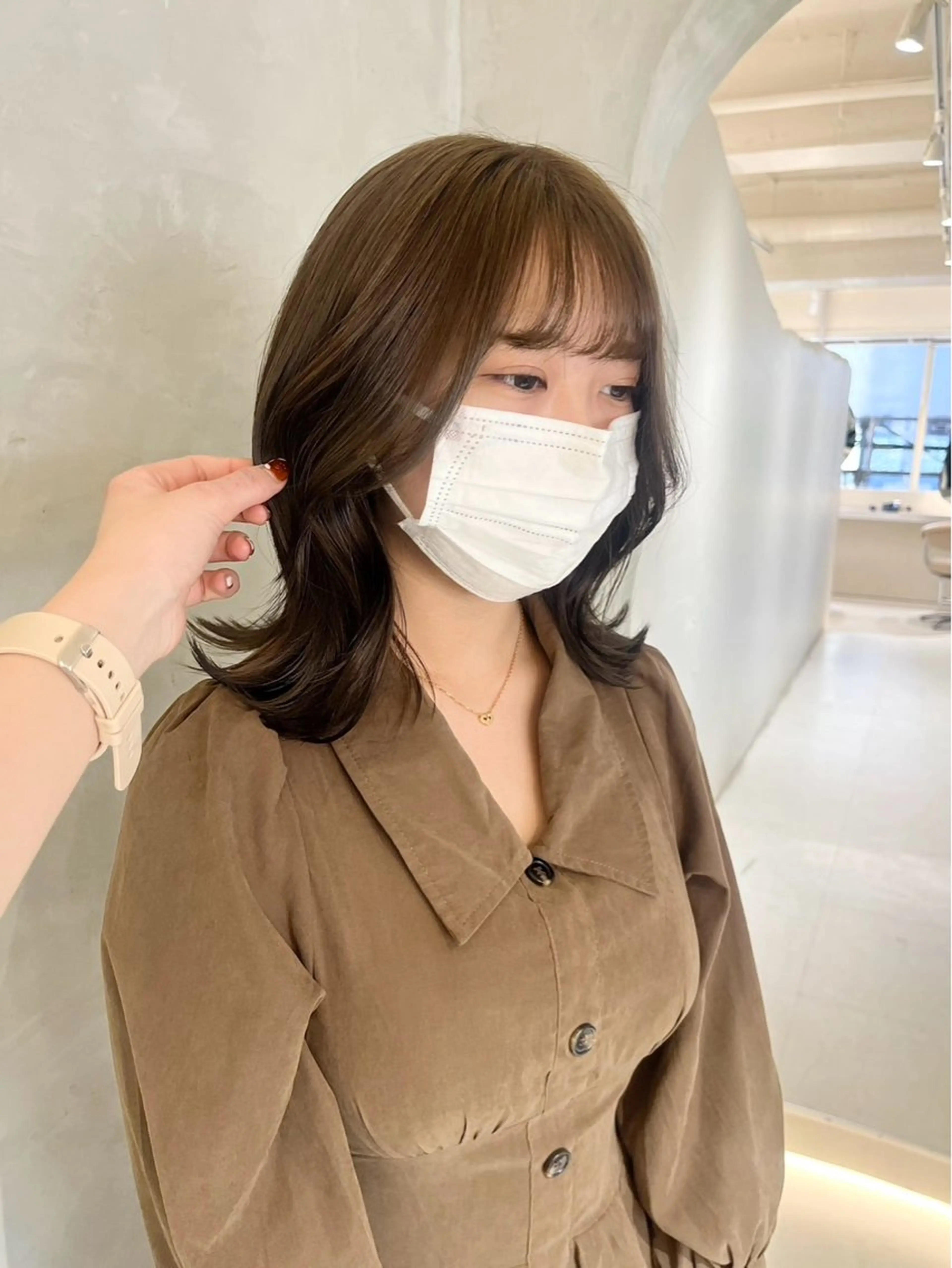 カラー ヘアカラー スパイキーショート/ センターパート/奈菜のヘアスタイル