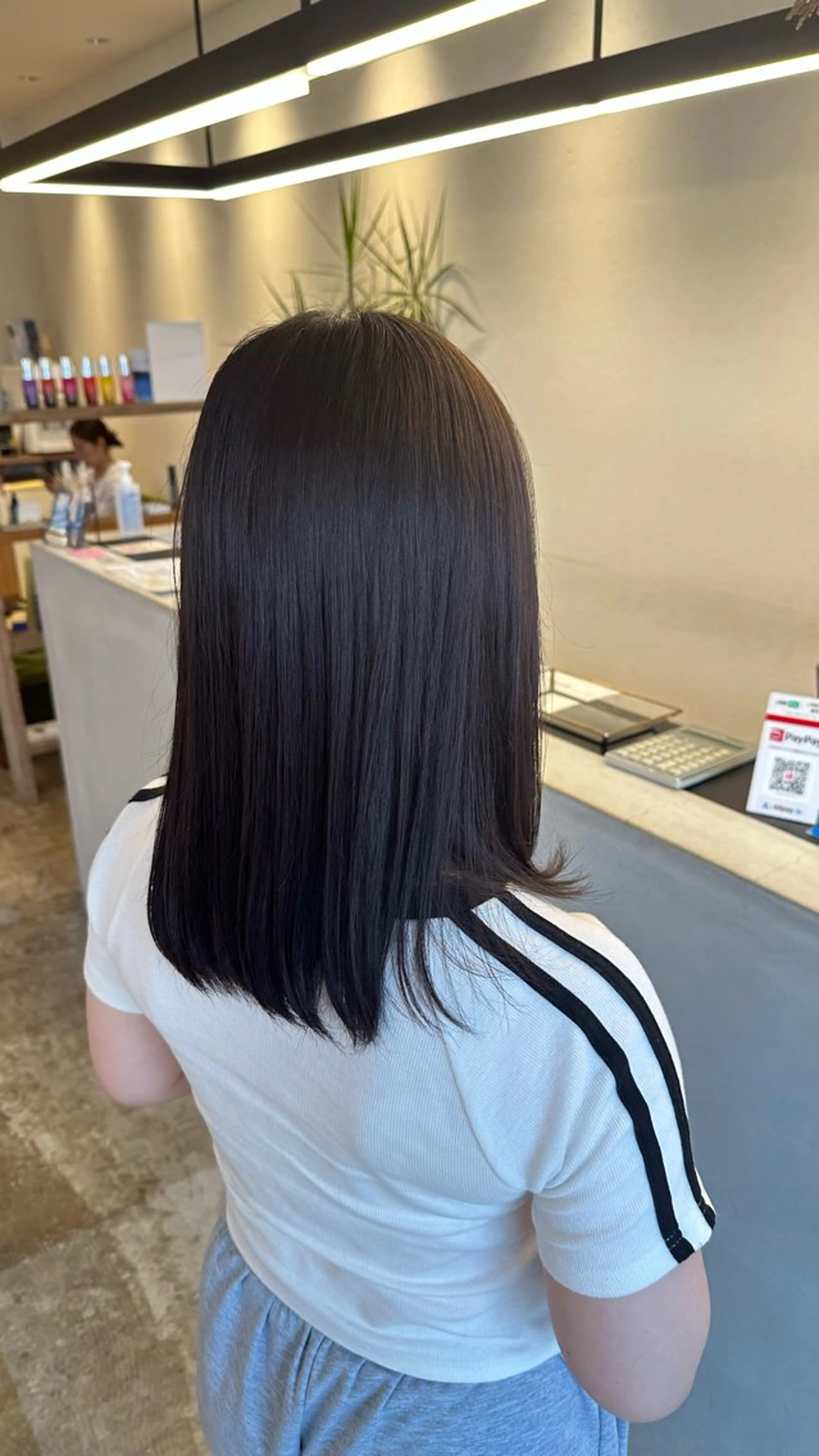 カラー ブリーチ 北川 ななのヘアスタイル