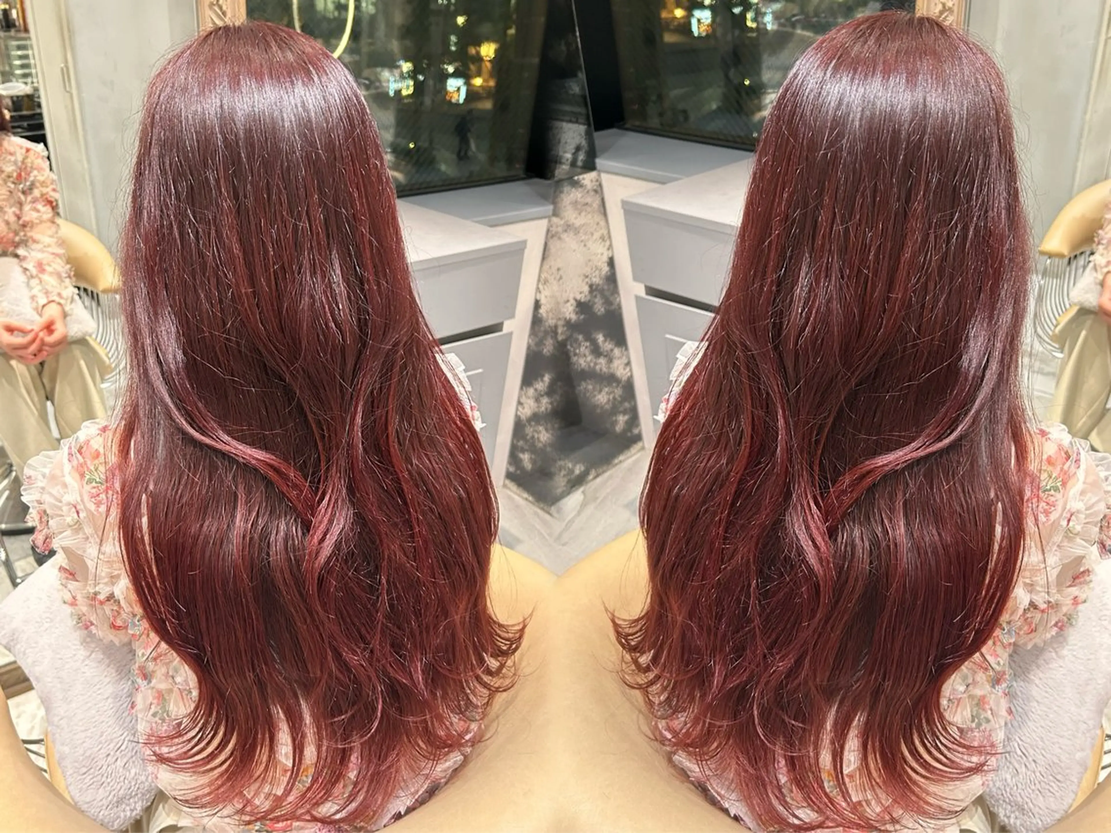 ロング カラー ヘアカラー トリートメント ハイトーン×透明感 たけるのヘアスタイル