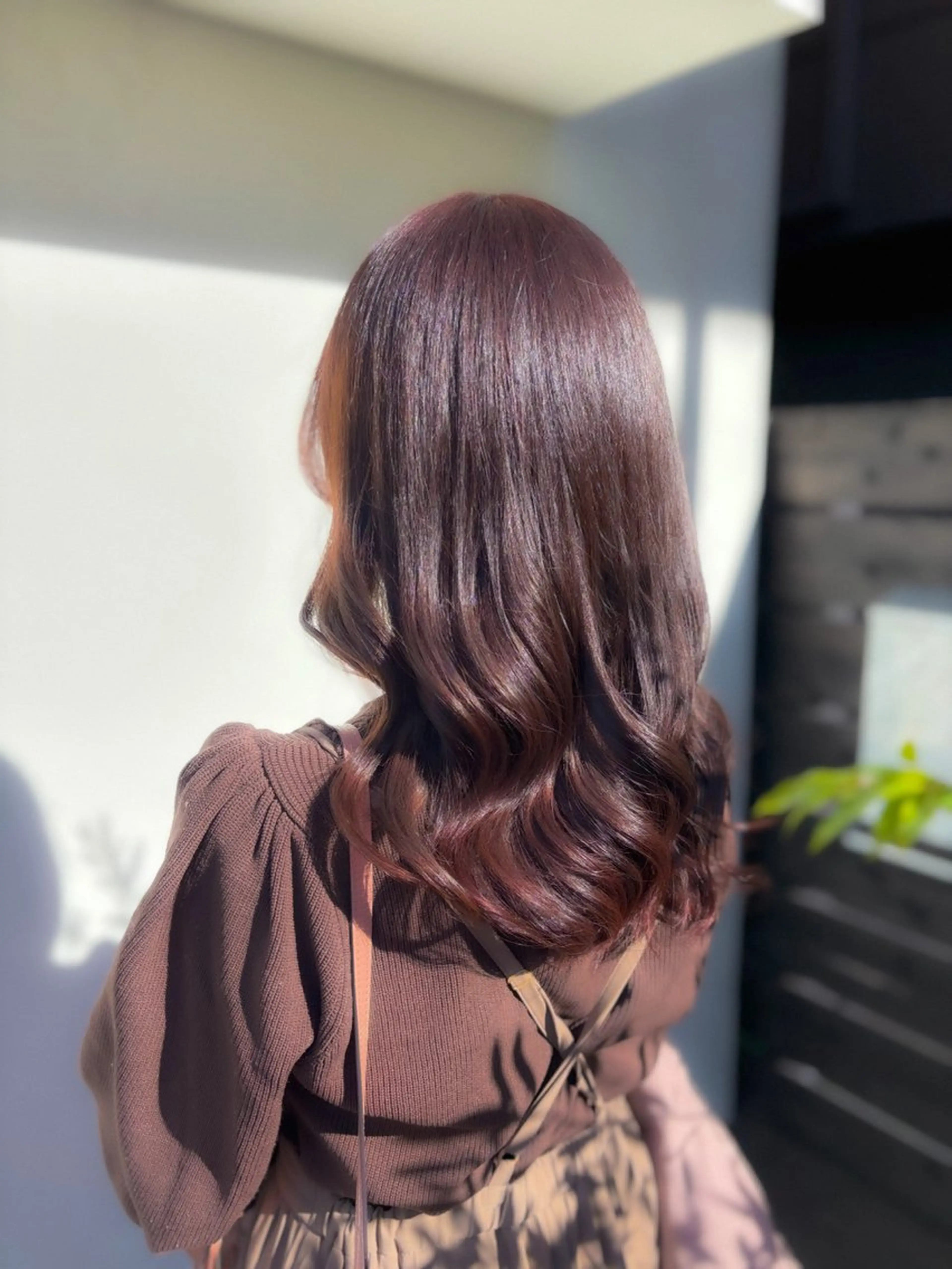 ミディアム カラー カシス ラベンダーカラー ducha所属・DUCHA Tomida naoのヘアスタイル