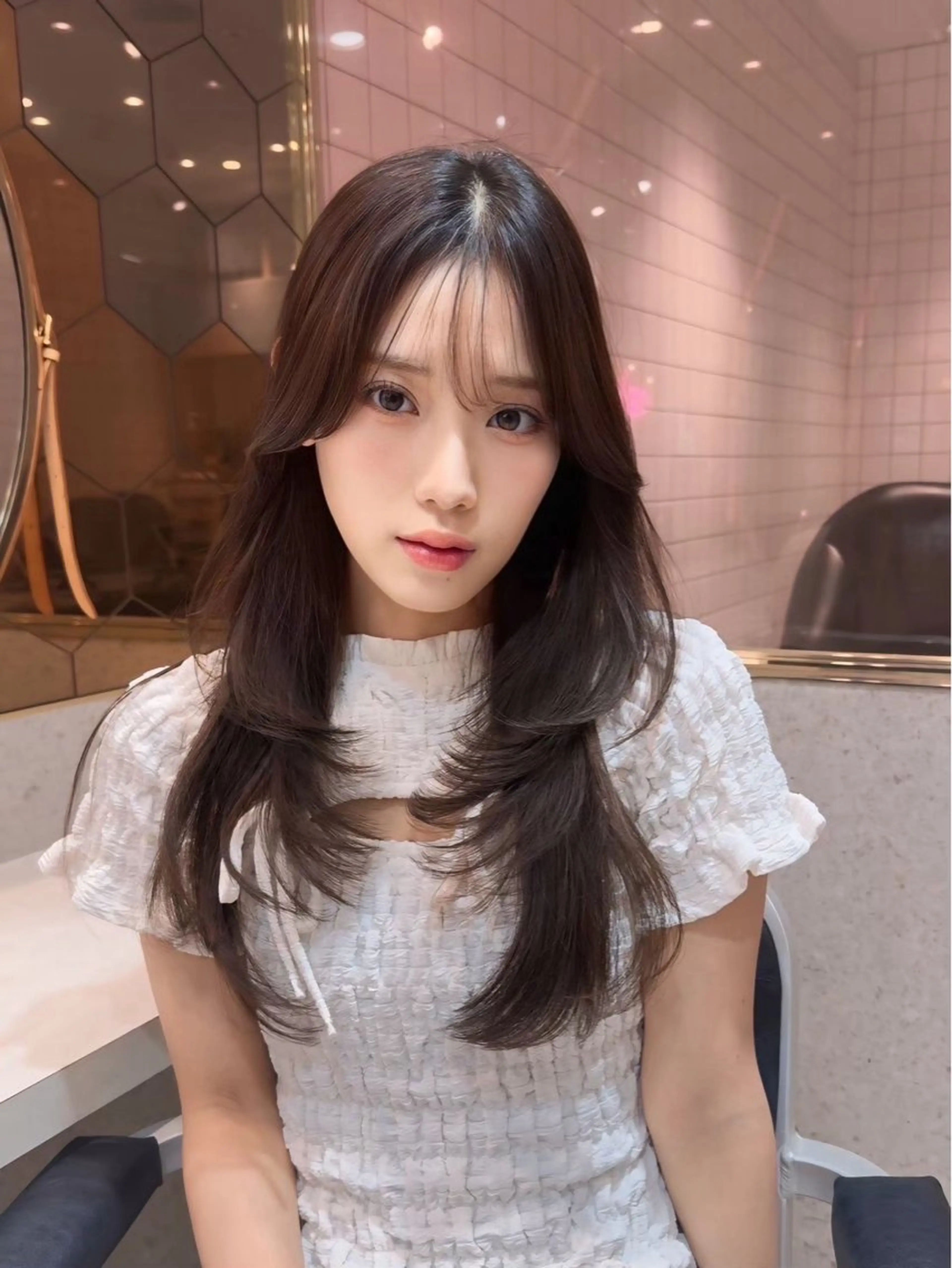 ロング カラー カット ヘアカラー トリートメント 新宿/髪質改善/ボブ 韓国レイヤー大重聖斗のヘアスタイル