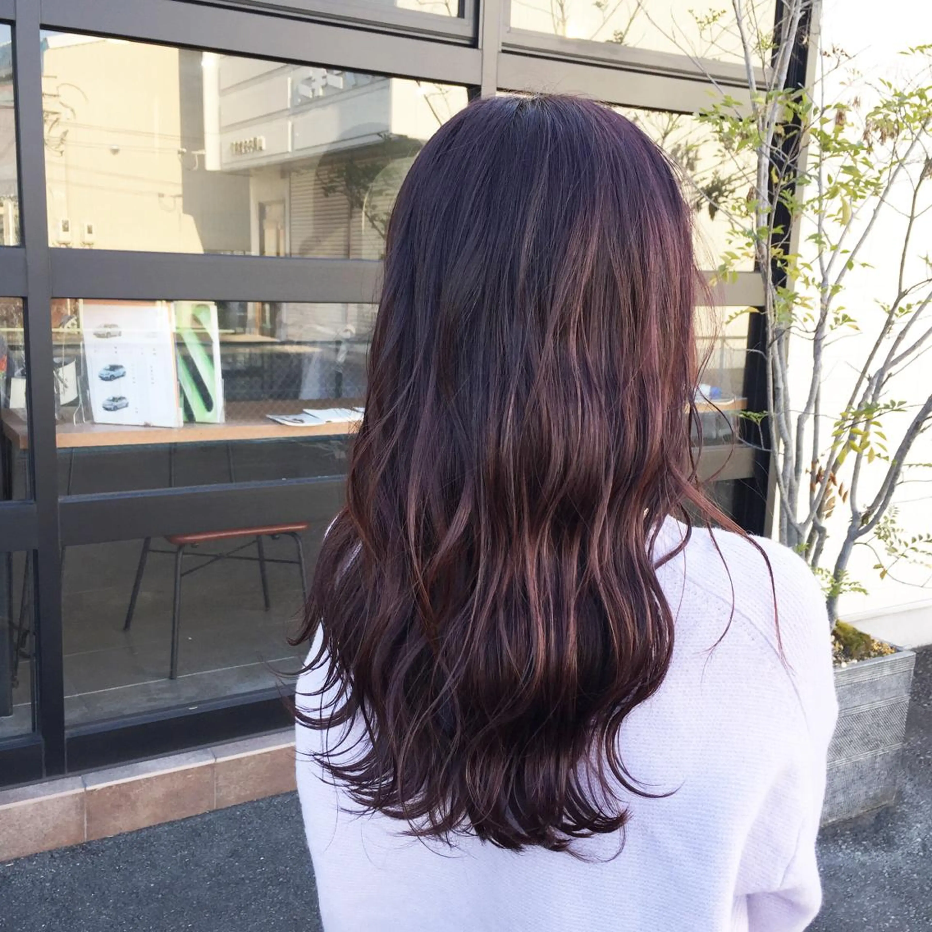 ロング maco 艶感ハイトーン🦋のヘアスタイル