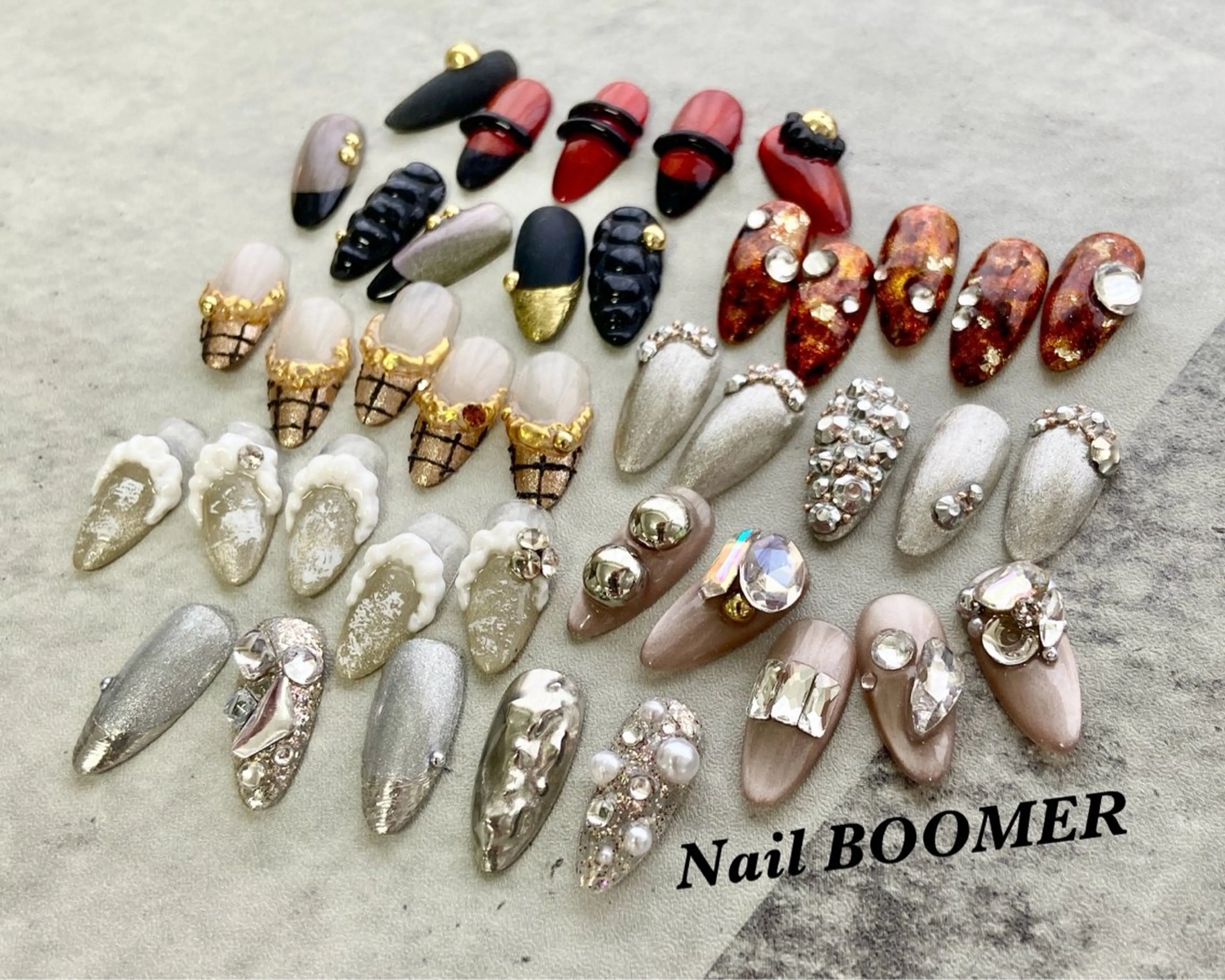 ネイル フットネイル ネイル ブーマーのネイルデザイン