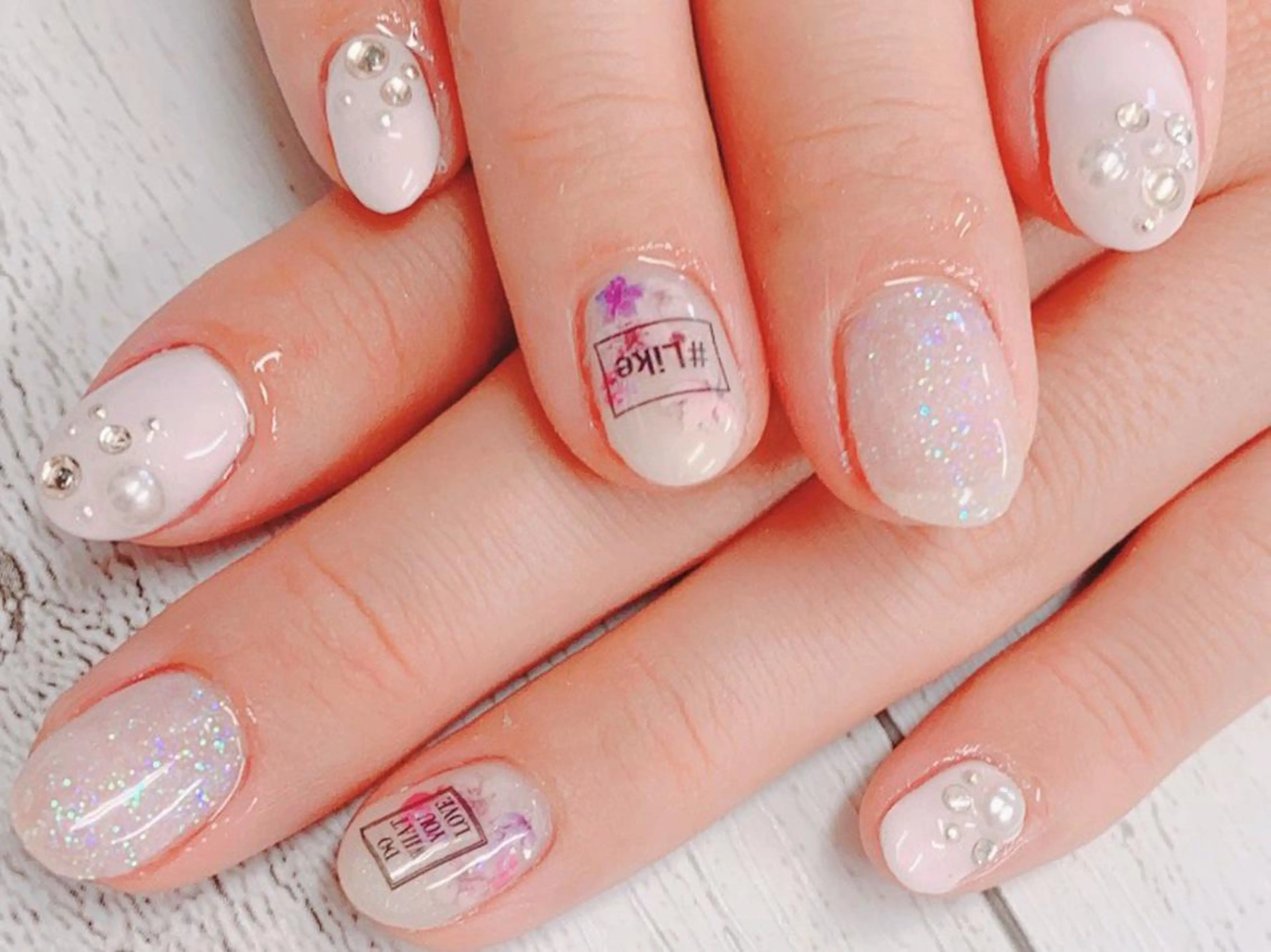 ネイル ラメ(グリッター) Nail lieNのネイルデザイン