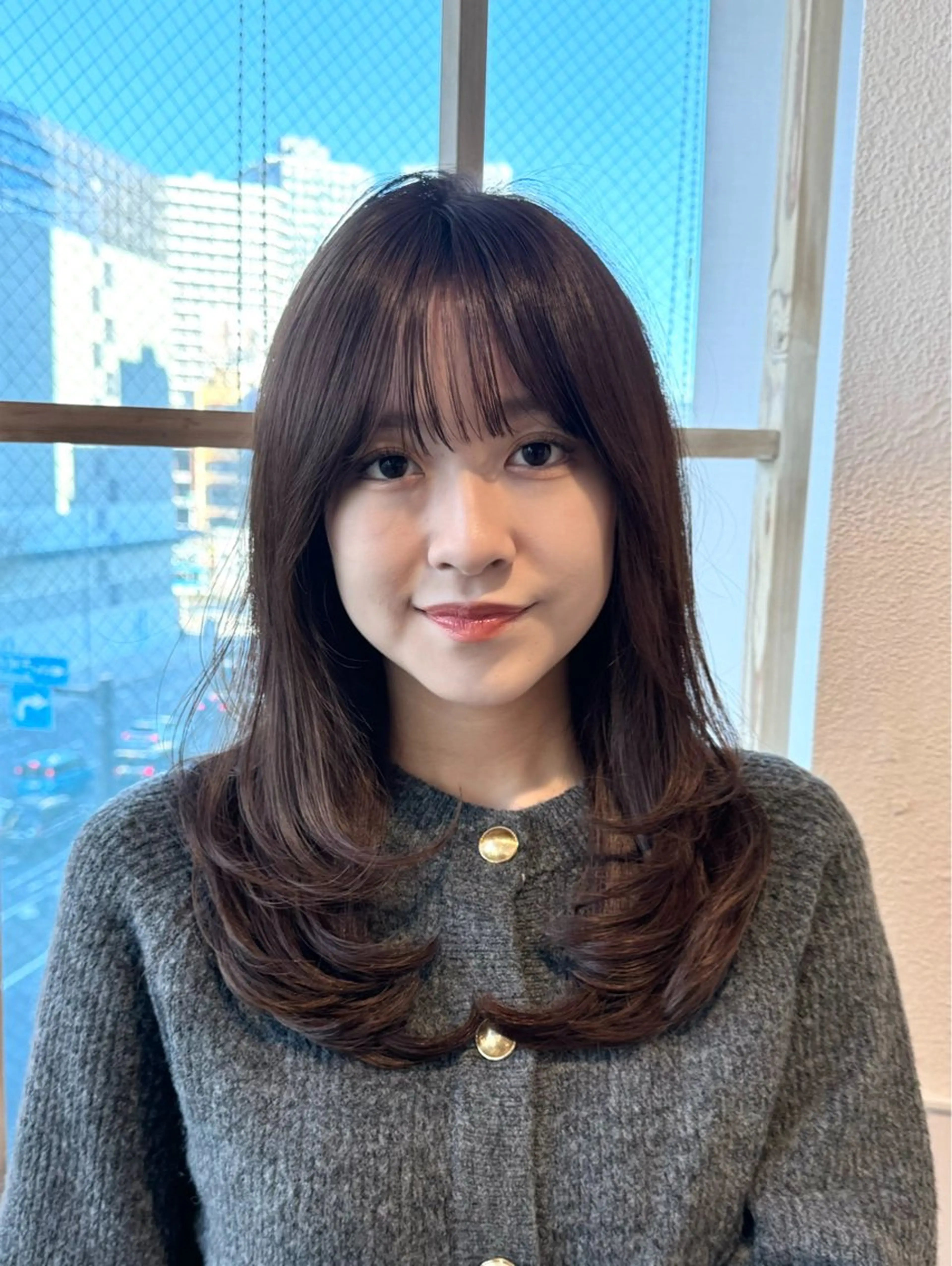 ミディアム ミディアムレイヤー ハイレイヤー レイヤーカット 似合わせカット ETOWA shinjuku所属・小顔似合わせ提案/ レイヤー/川澄かずまのヘアスタイル