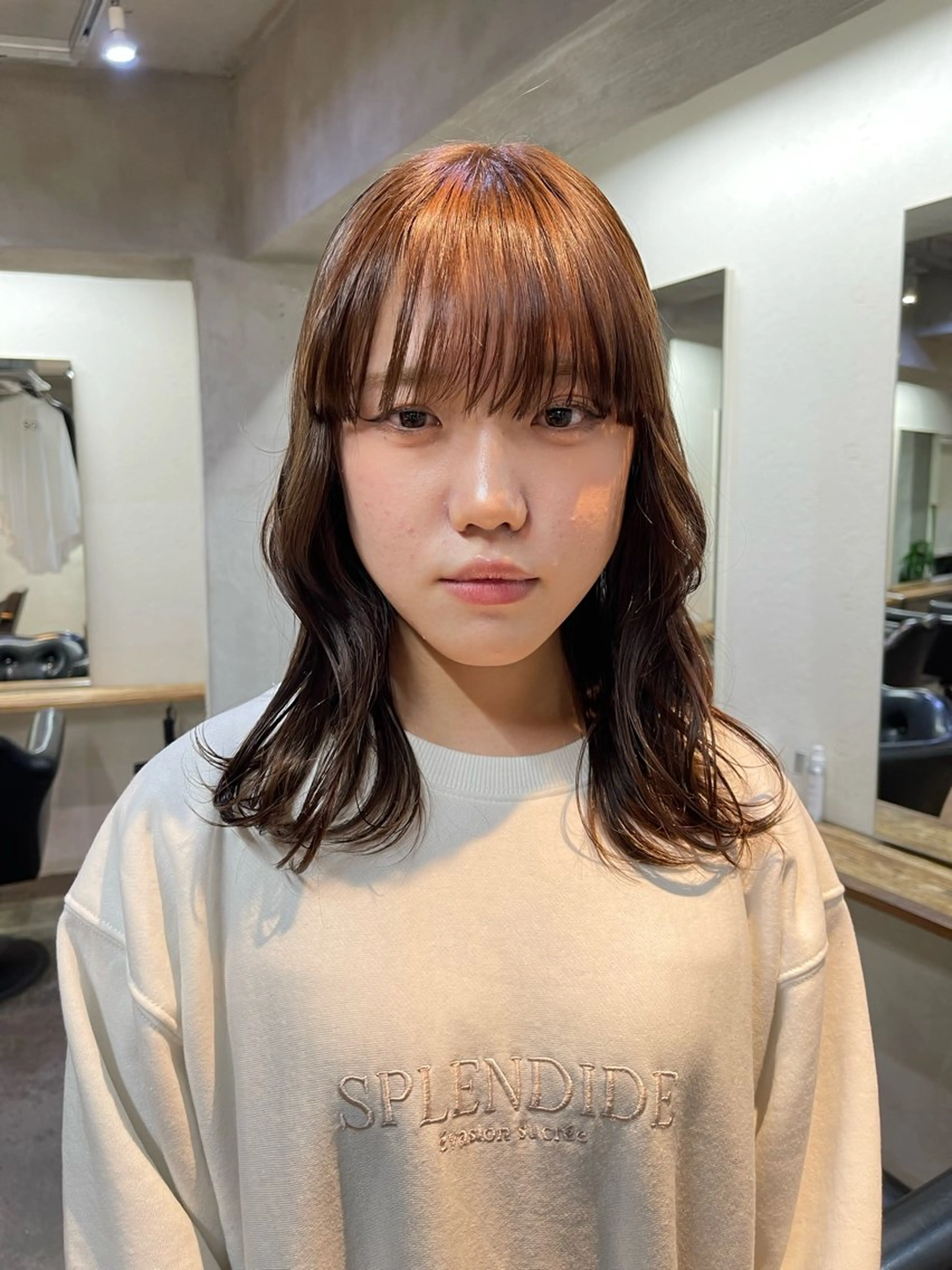 セミロング カラー メンズ メンズブリーチ メンズインナーカラー ブリーチ ケアブリーチ デザインカラー ヘアカラー トリートメント ヘアセット 安部佑哉/ハイトーン /レイヤー/グランジのヘアスタイル