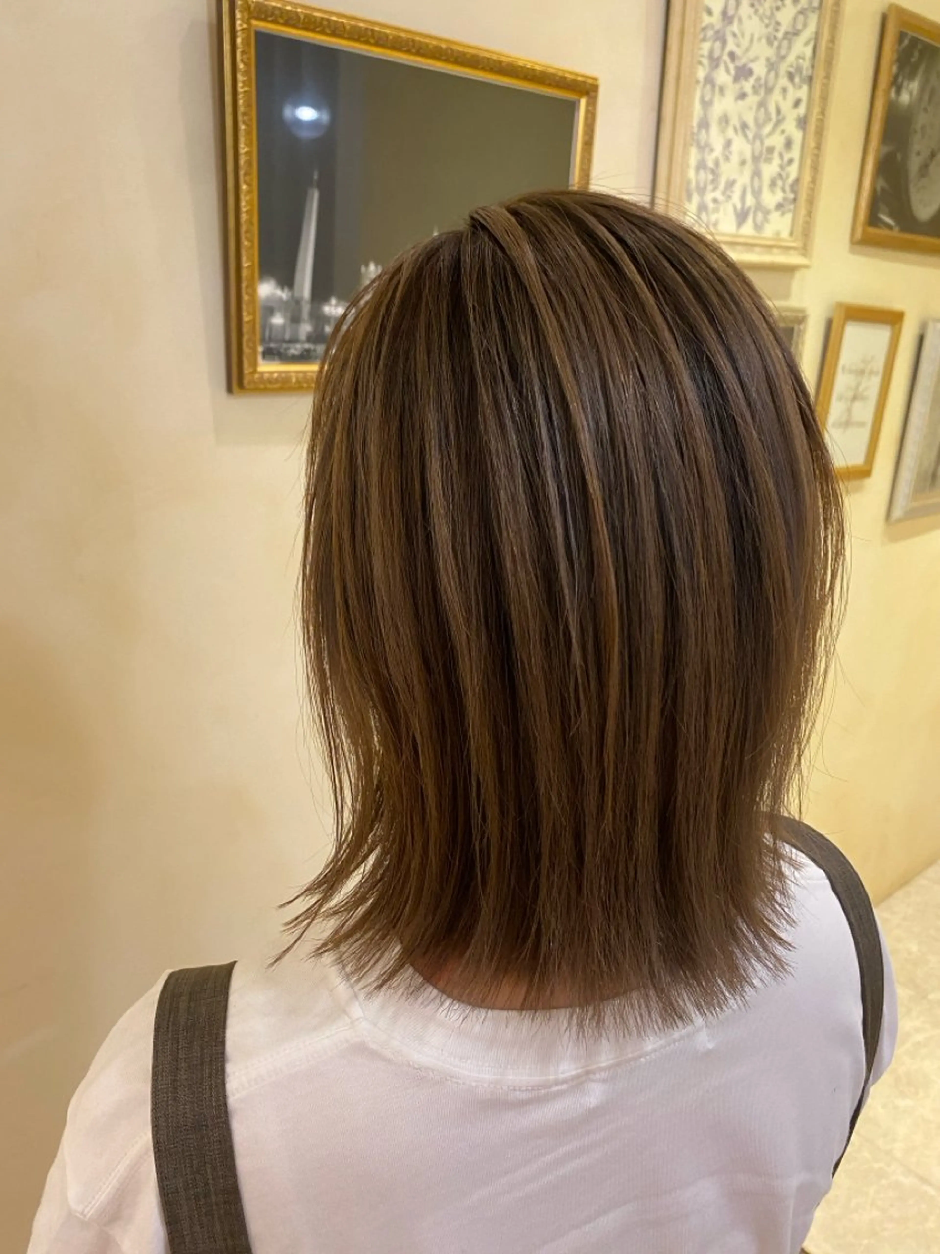 カット+白髪ぼかしLv2(ブリーチなし)＋トリートメントの写真