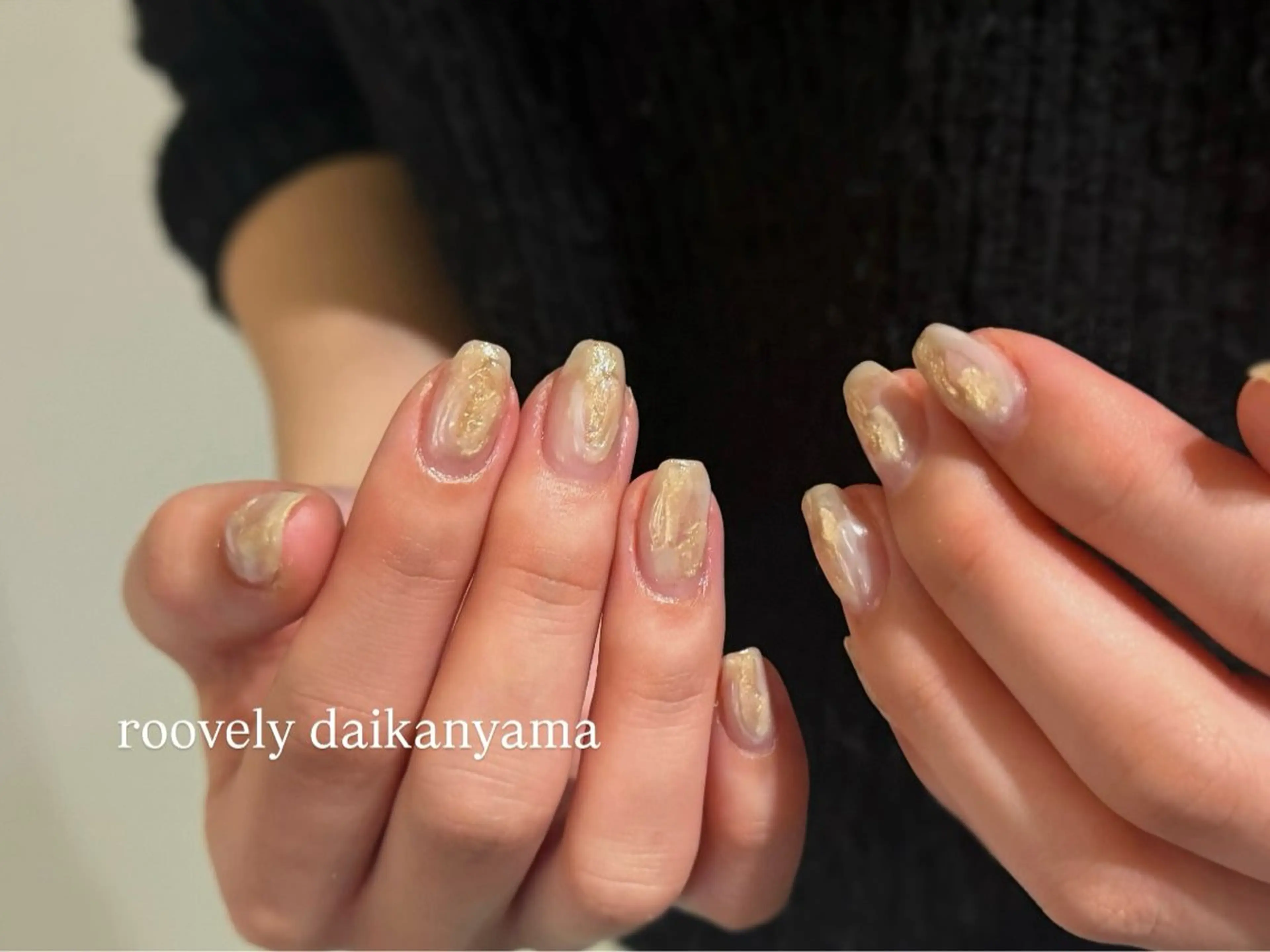 ネイル ハンドネイル Nail salon Roovely 代官山店【ネイルサロンルブリー】所属・roovely Rumi／ニュアンスのネイルデザイン