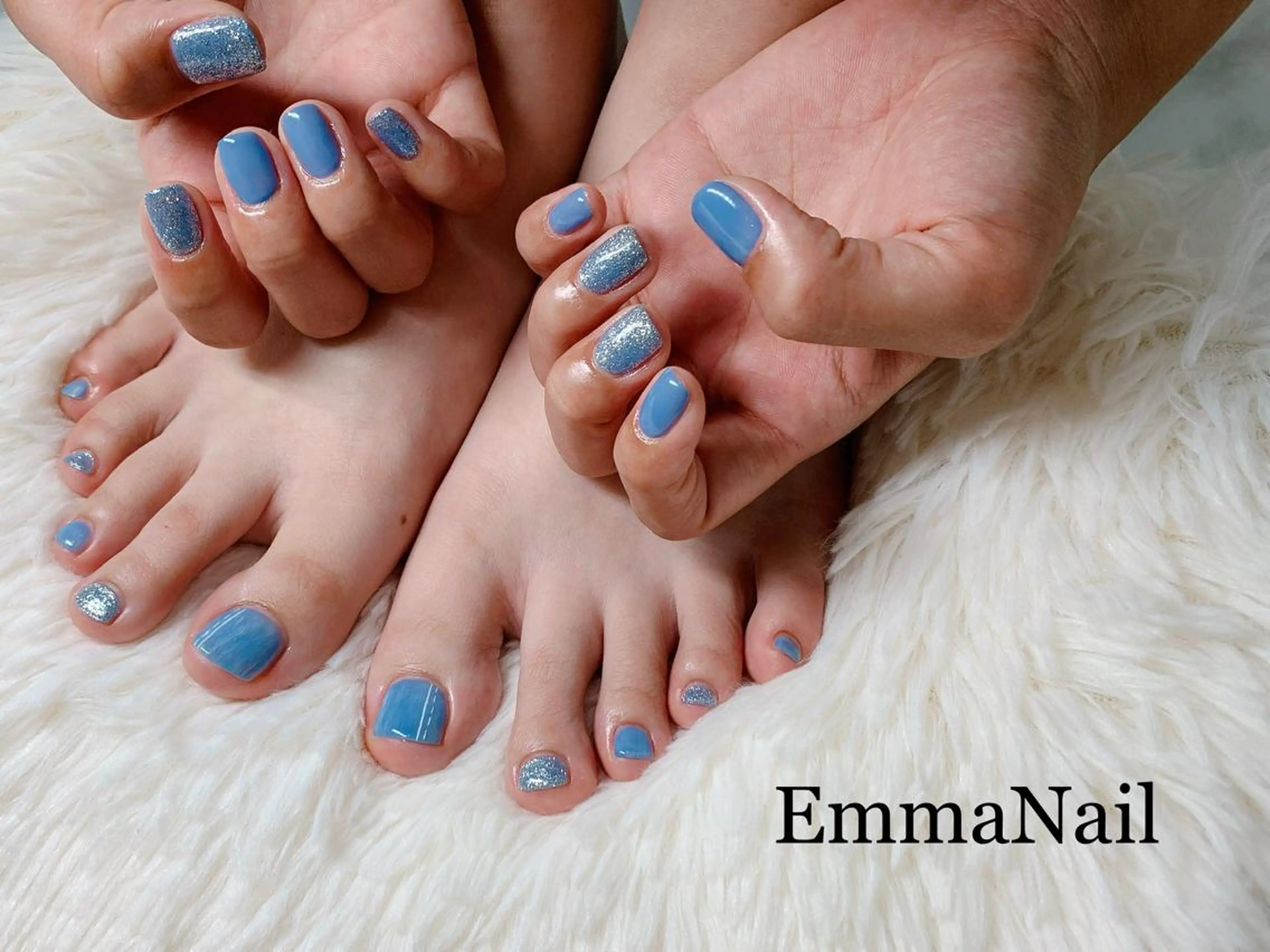 ネイル フットネイル フットネイル salon EM&A emiのネイルデザイン