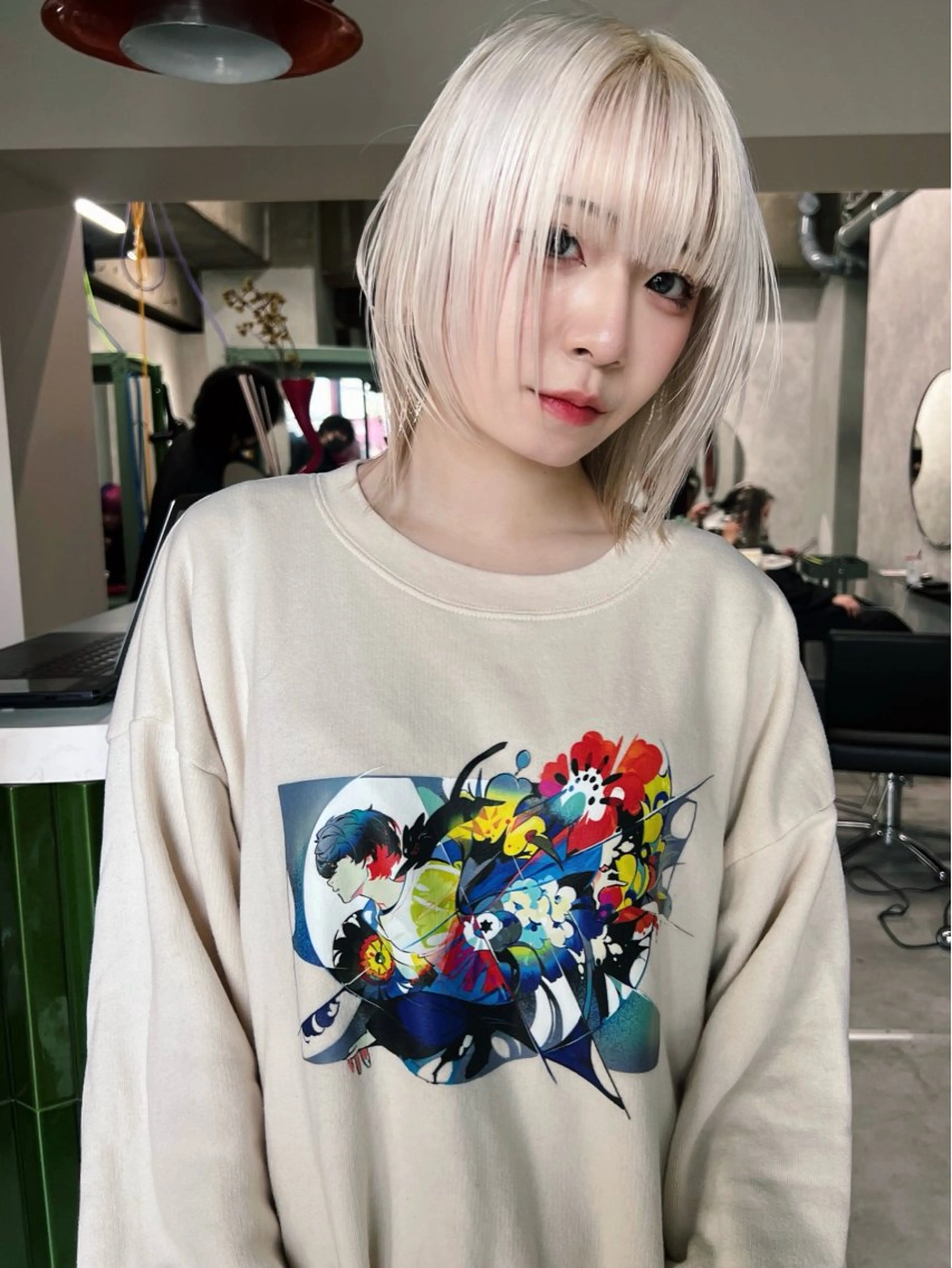 ショート カラー ヘアカラー トリートメント ヘアセット 🧡色落ちまで2度綺 麗なカラー🧡ヨシキのヘアスタイル