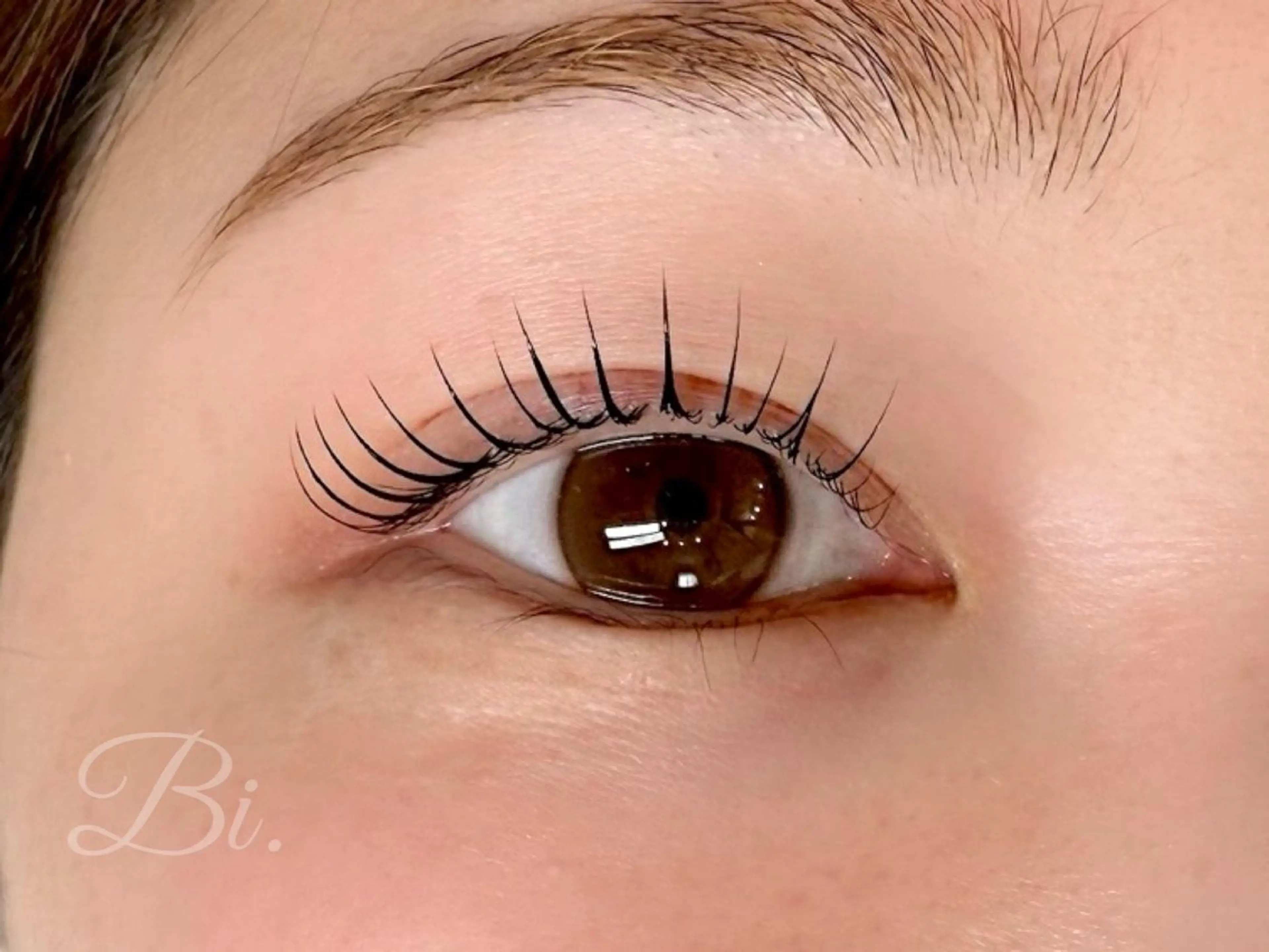 マスカラパーマ【minimo特別価格】★束感仕上げ"(上)まつ毛パーマ★ケラチン塗布+コーティング付き🫧の写真