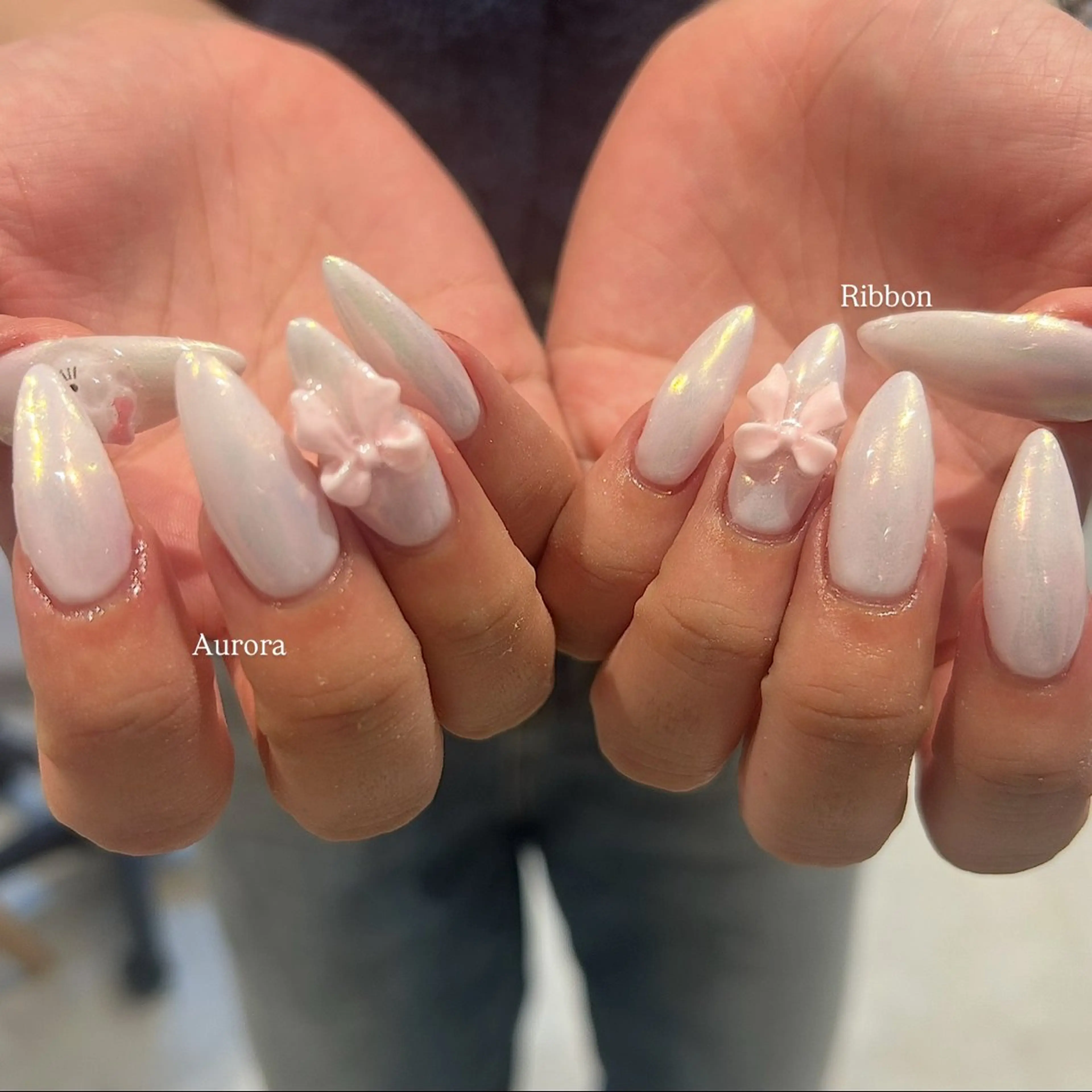 ネイル ハンドネイル honoka ガーリーネイル໒꒱のネイルデザイン