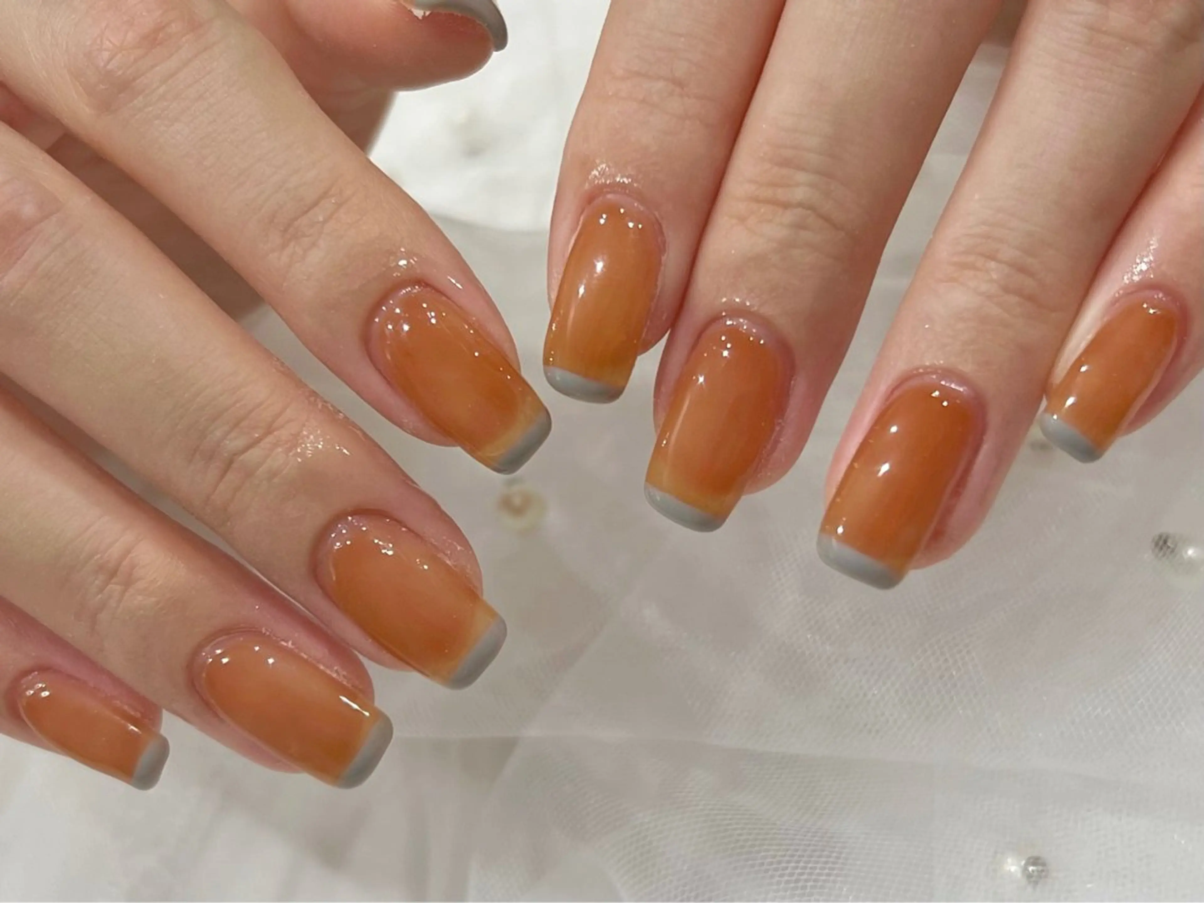 ネイル フレンチネイル 🧡Shine船橋 鳴海🧡のネイルデザイン