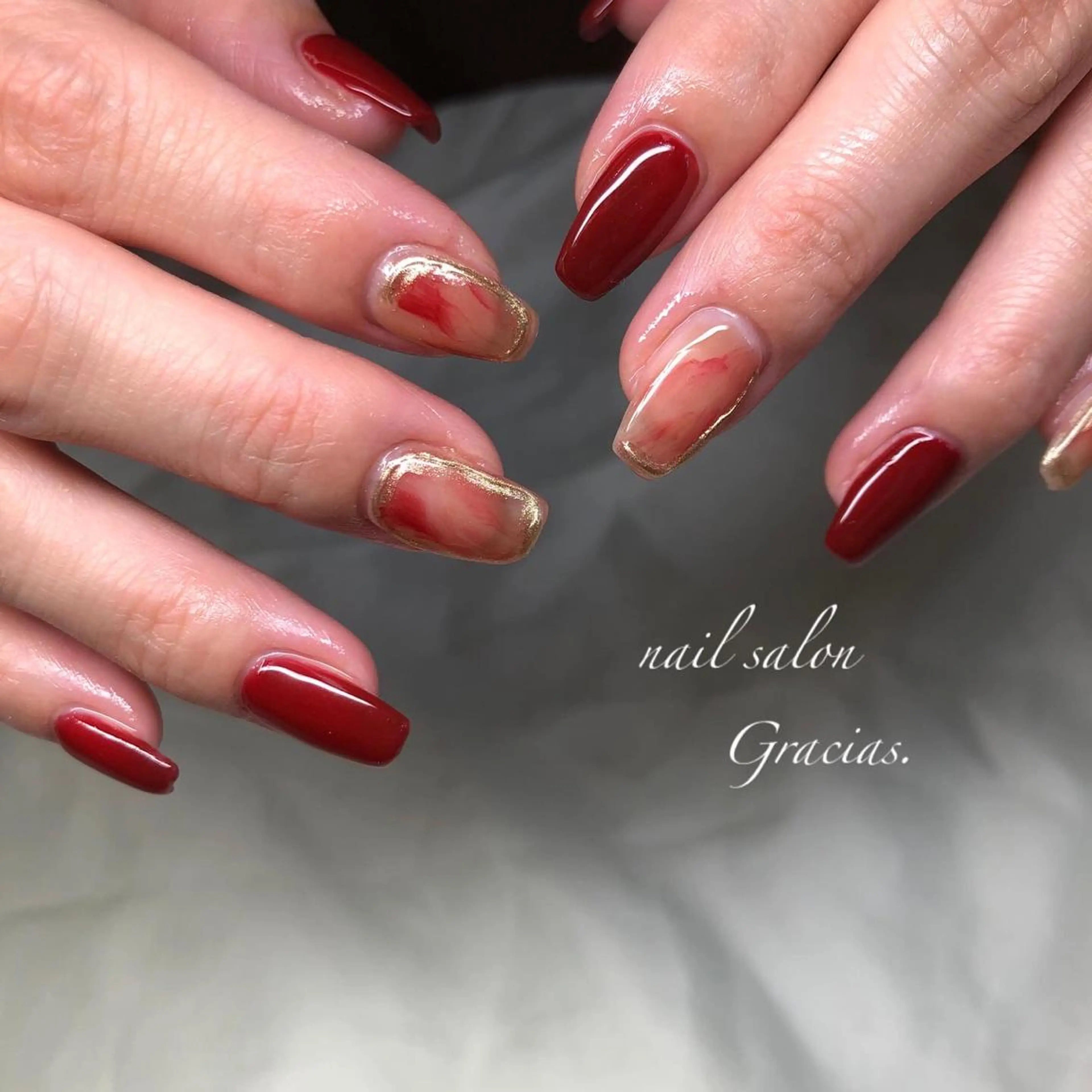 ネイル ハンドネイル Gracias. rieのネイルデザイン