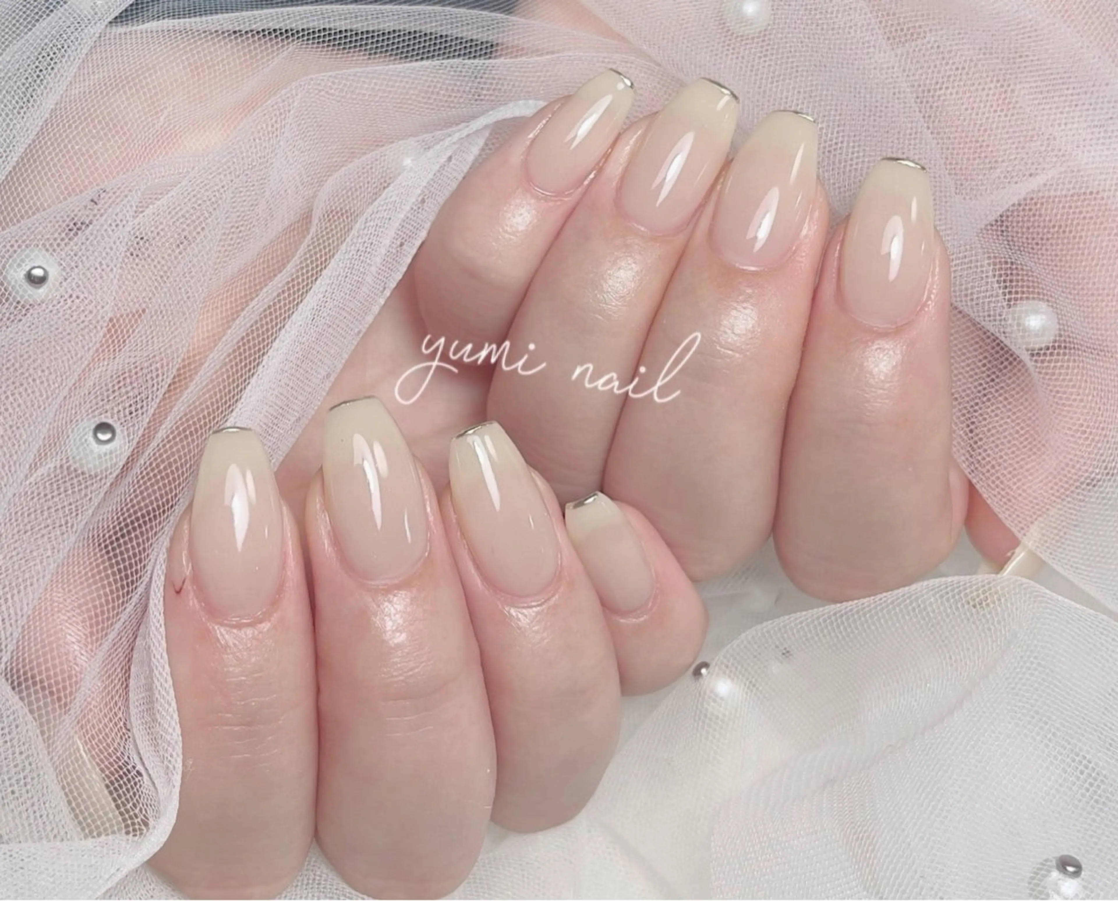 ネイル 𝐲𝐮𝐦𝐢🎀 長さ出しデザイン専門のネイルデザイン