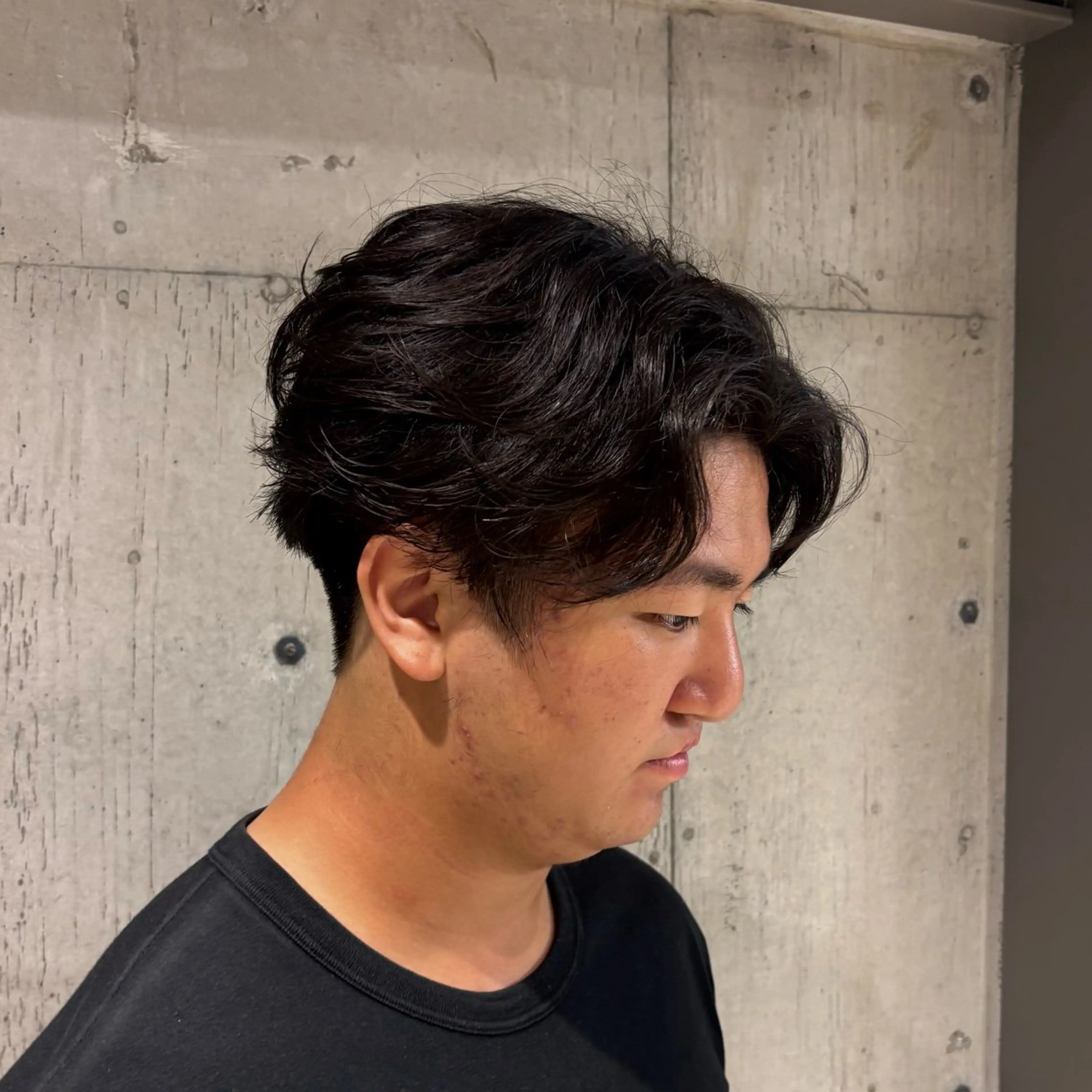 ショート パーマ メンズ 🍎ハイトーン/ 透明感カラー🍎リオのヘアスタイル