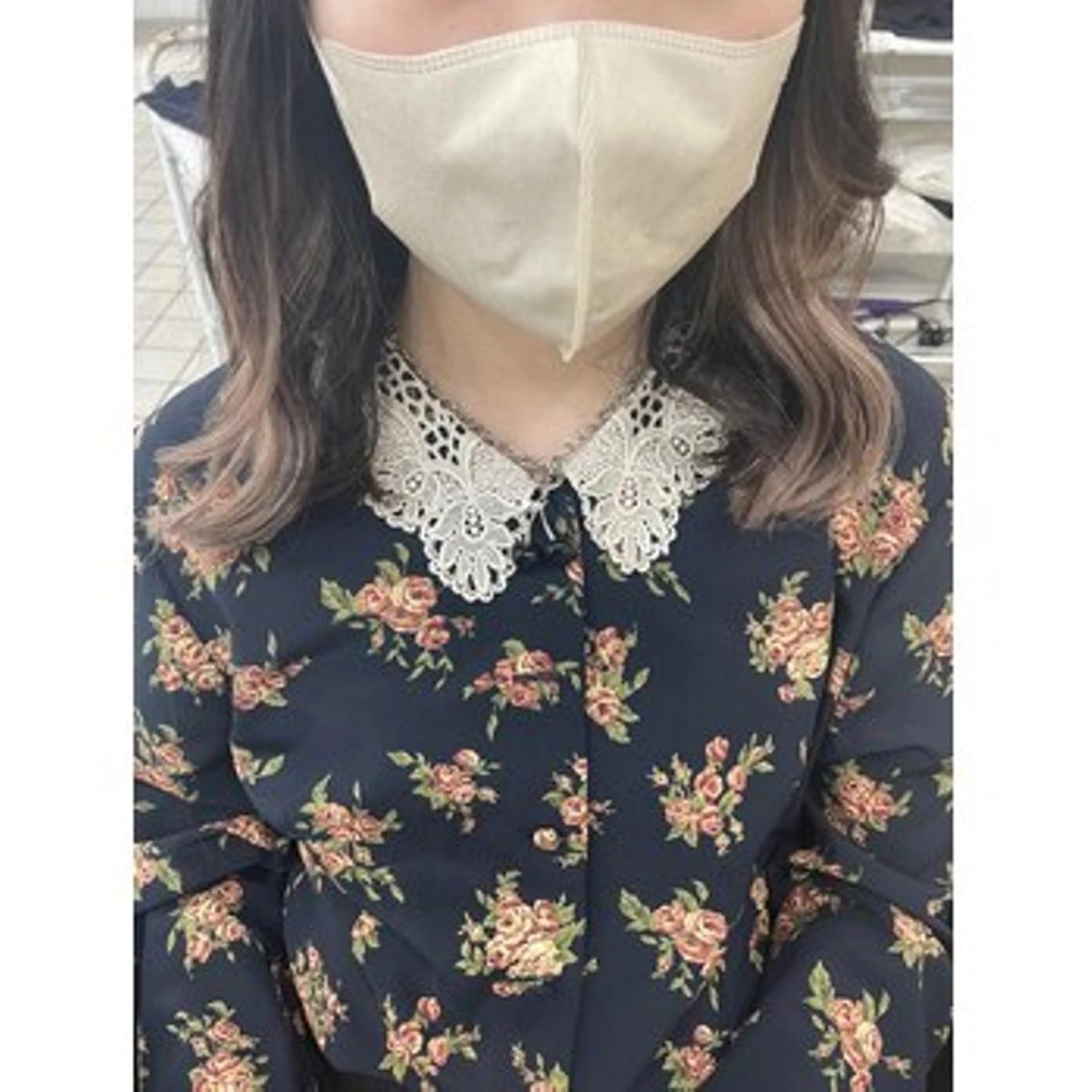 ロング ヘアアレンジ カラー シールエクステ アディクシーカラー バレイヤージュ ブリーチ ケアブリーチ MISAKIエクステ ブリーチ\5900のヘアスタイル