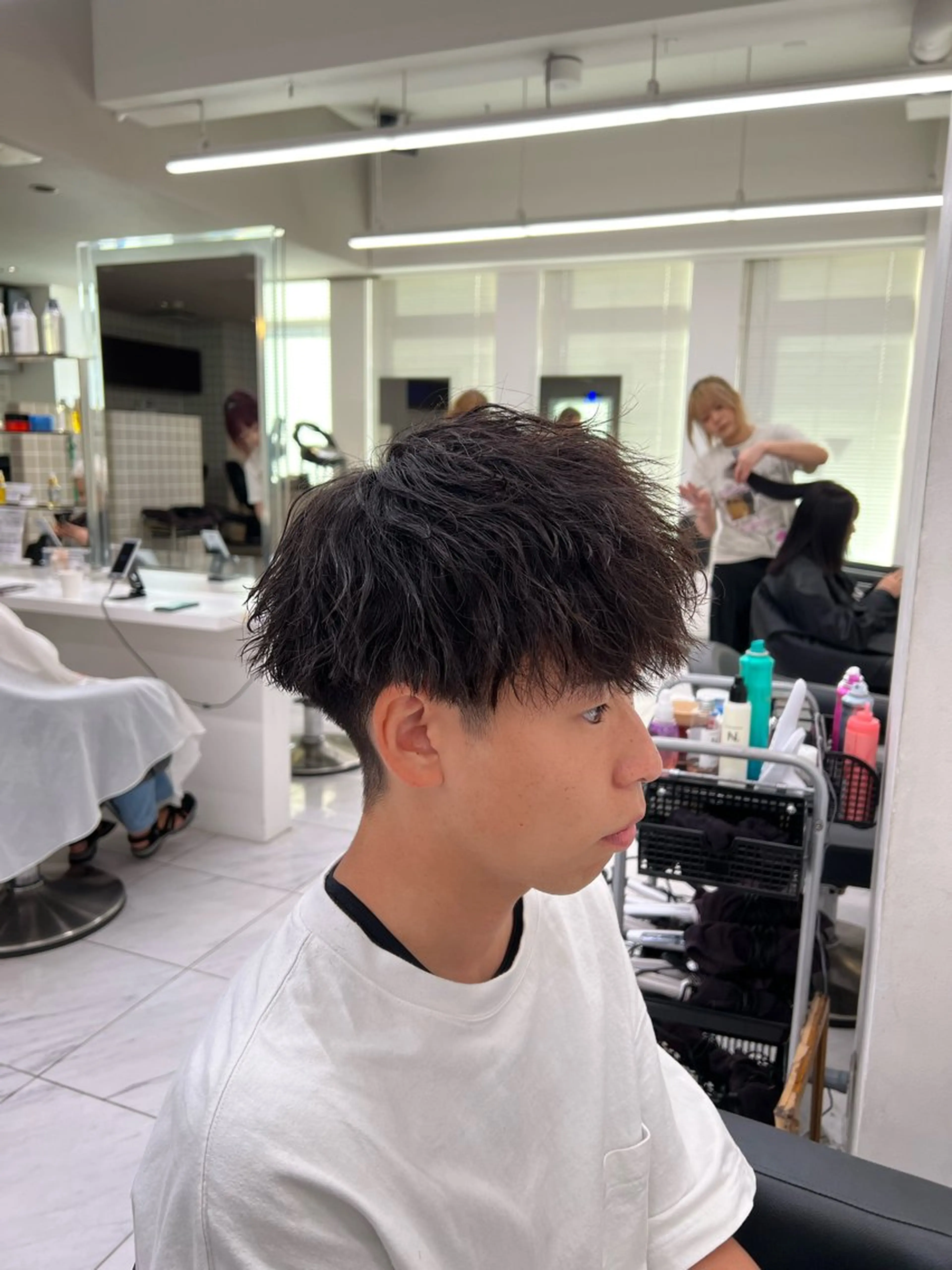 ショート カラー パーマ カット パーマ 韓国レイヤーカット /REIのヘアスタイル