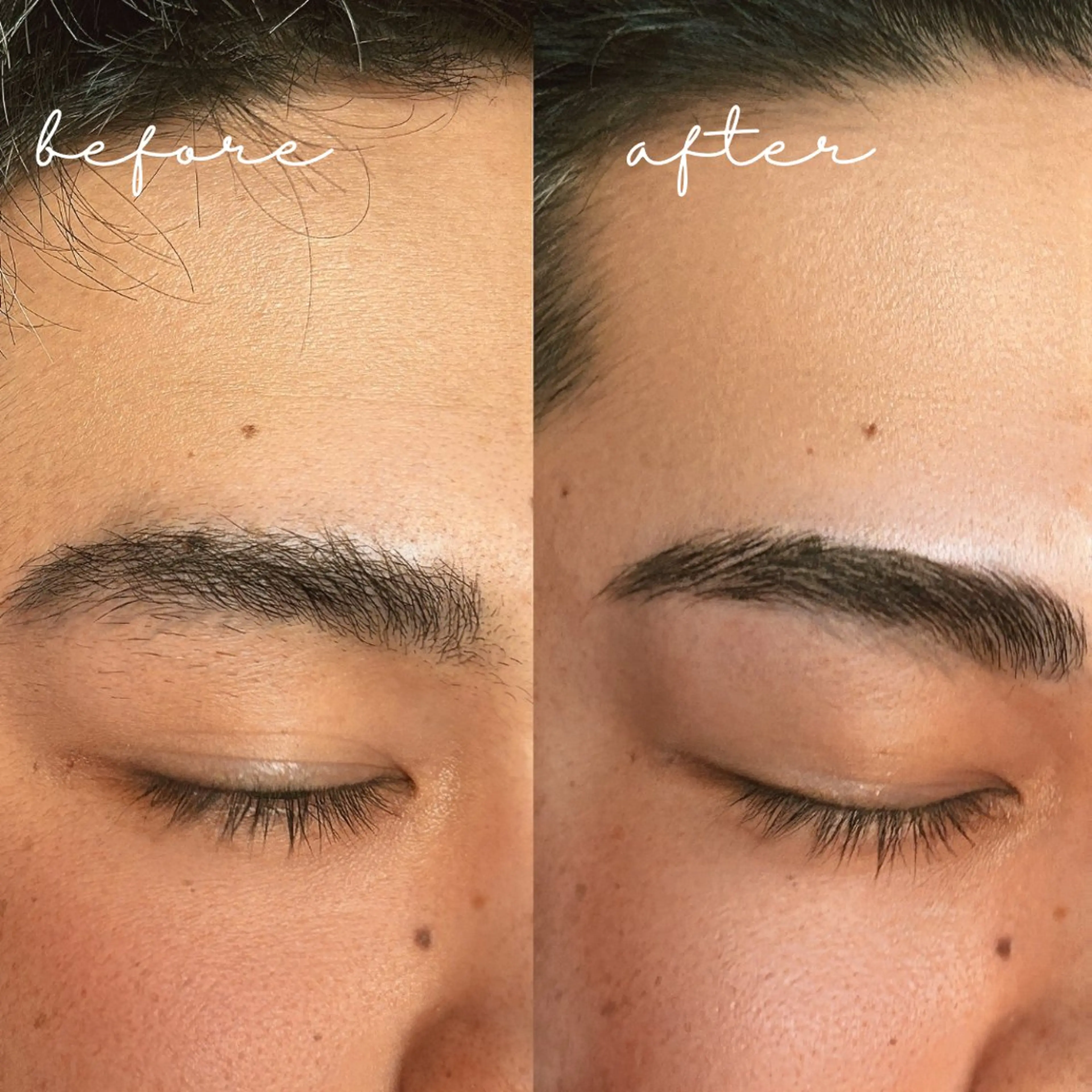 メンズ アイブロウ 眉毛&フェイス WAX専門ハルヒラリの眉毛・アイブロウイメージ