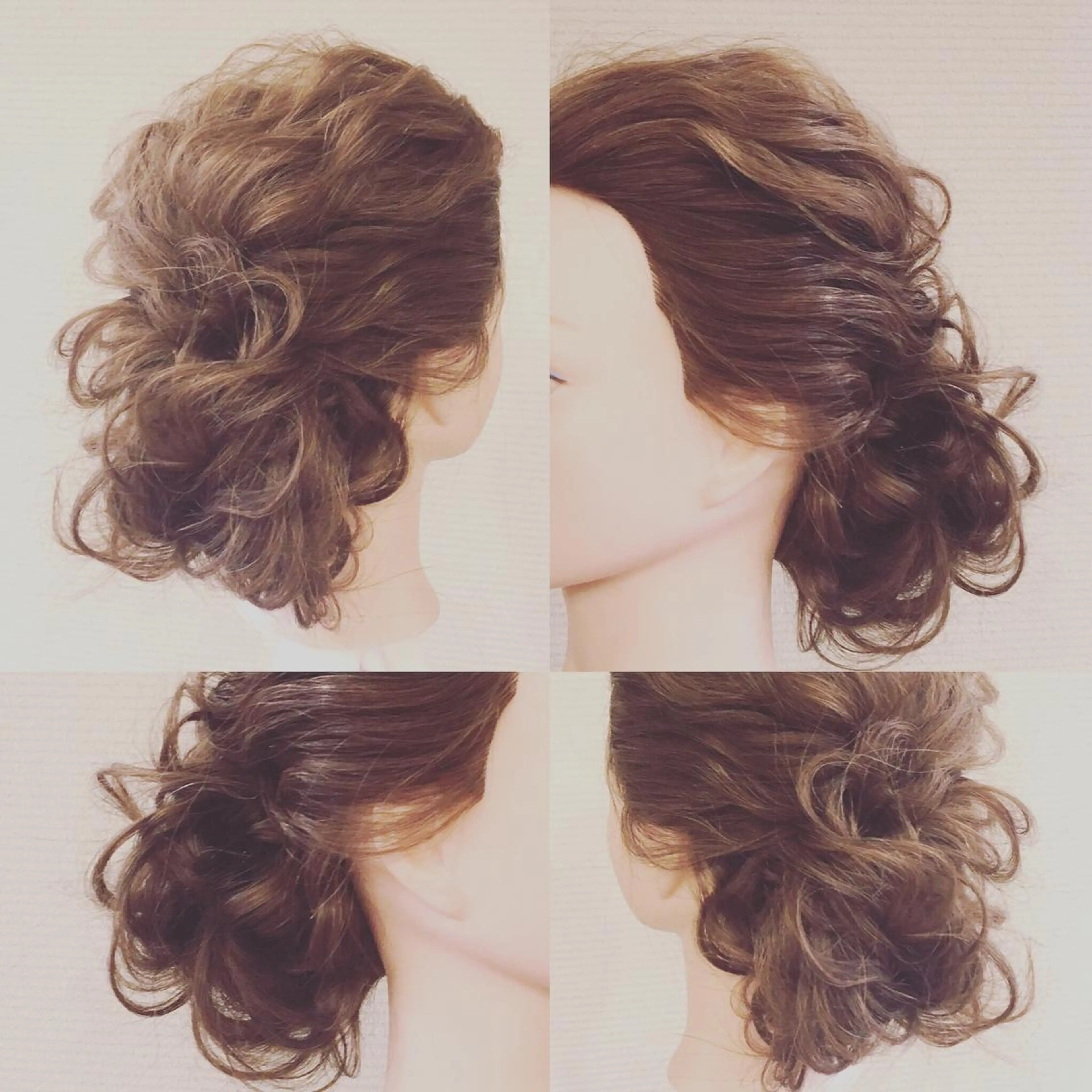 セミロング ヘアアレンジ 三つ編み ✨🌿大人可愛い愛さ れhair🌿✨松本のヘアスタイル