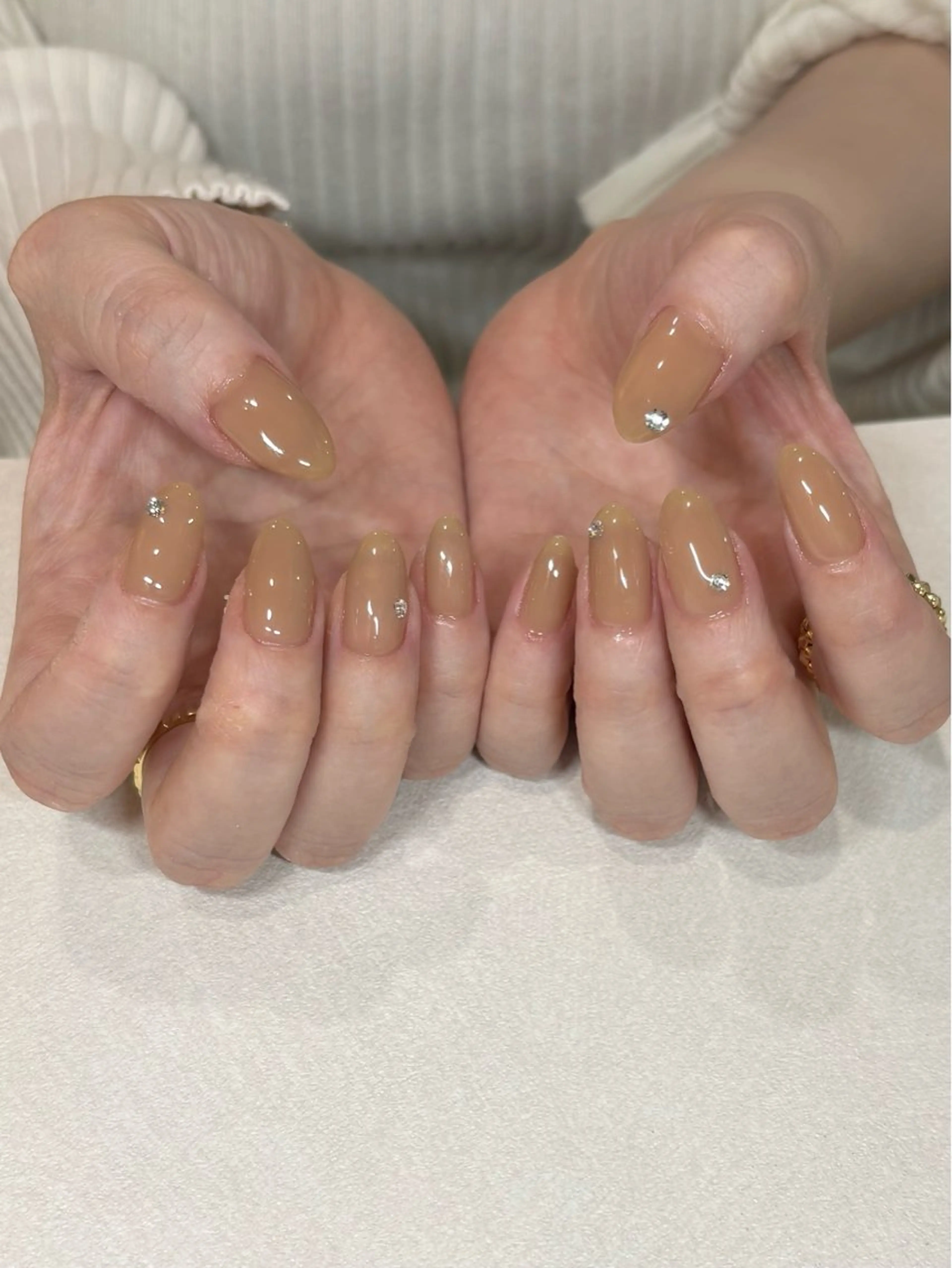 ネイル ハンドネイル ハンドケア パラジェルサロン 大人女性が通うサロンのネイルデザイン