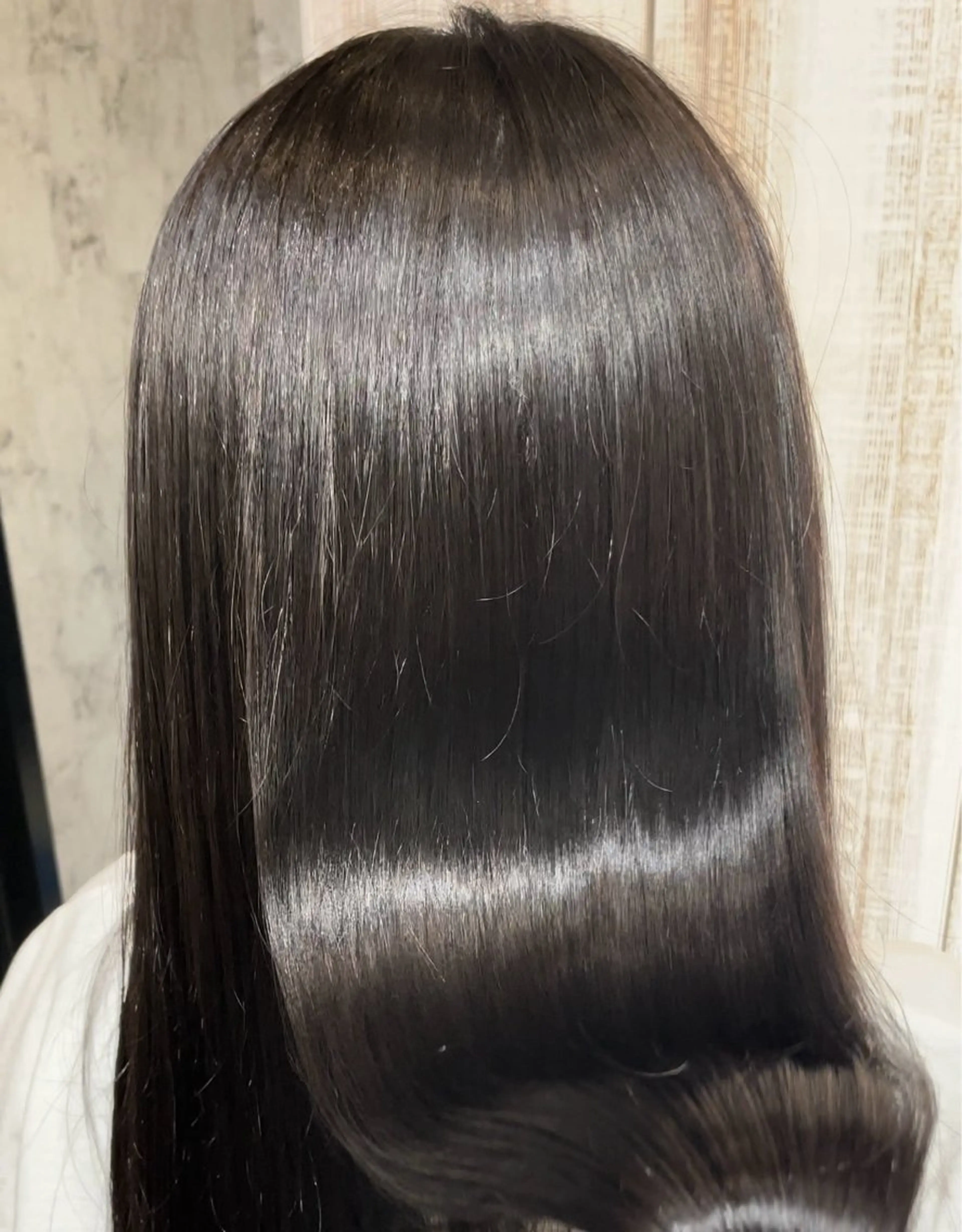 セミロング カラー カット ヘアカラー トリートメント 🇰🇷ブリーチ✖︎ 髪質改善七星🇰🇷のヘアスタイル