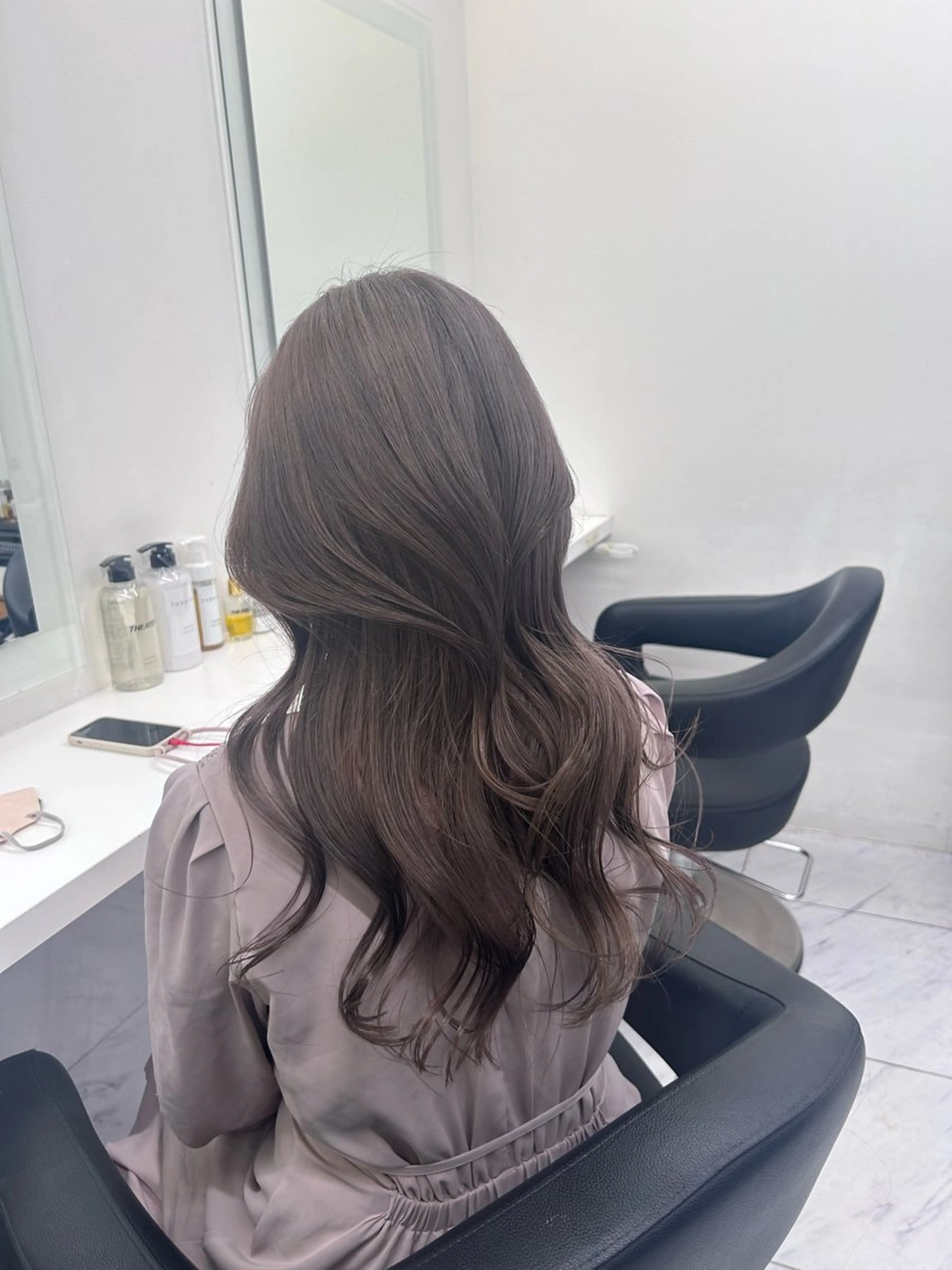 ロング カラー パーマ ヘアアレンジ メンズ ブリーチなしカラー/ ブラウン/レイヤーのヘアスタイル