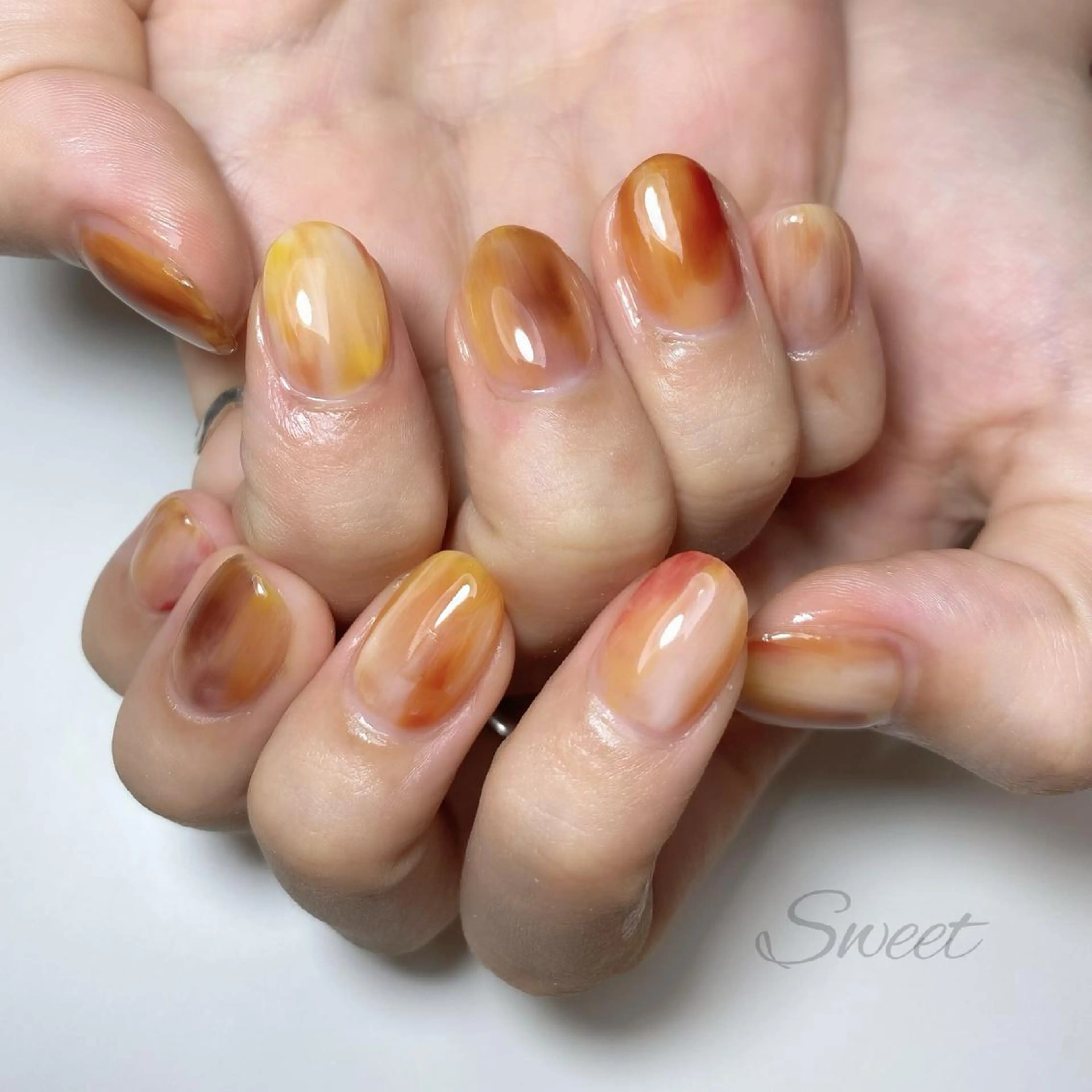 ネイル sweet 仲野陽子のネイルデザイン