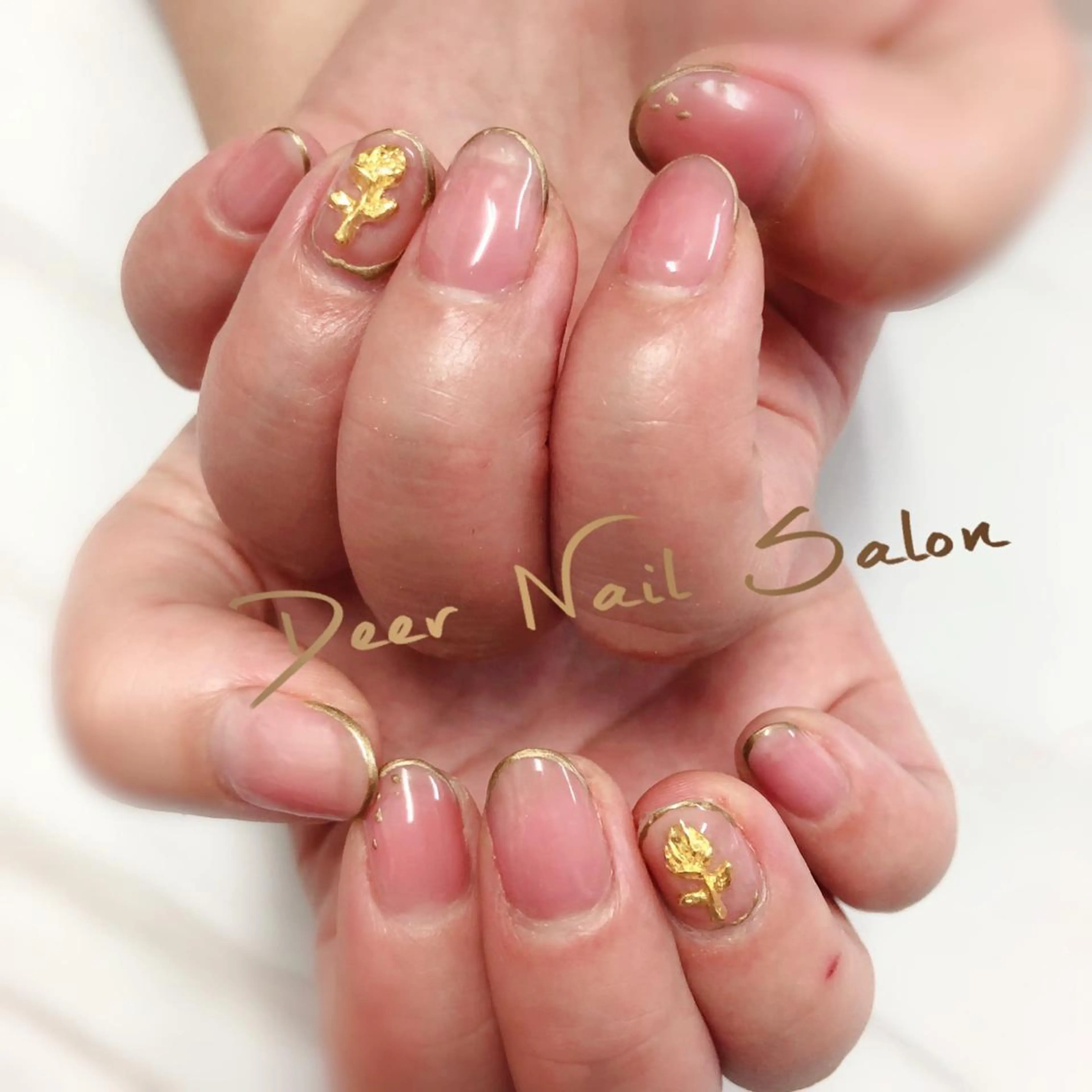 ネイル ハンドネイル Peachy 🍑のネイルデザイン