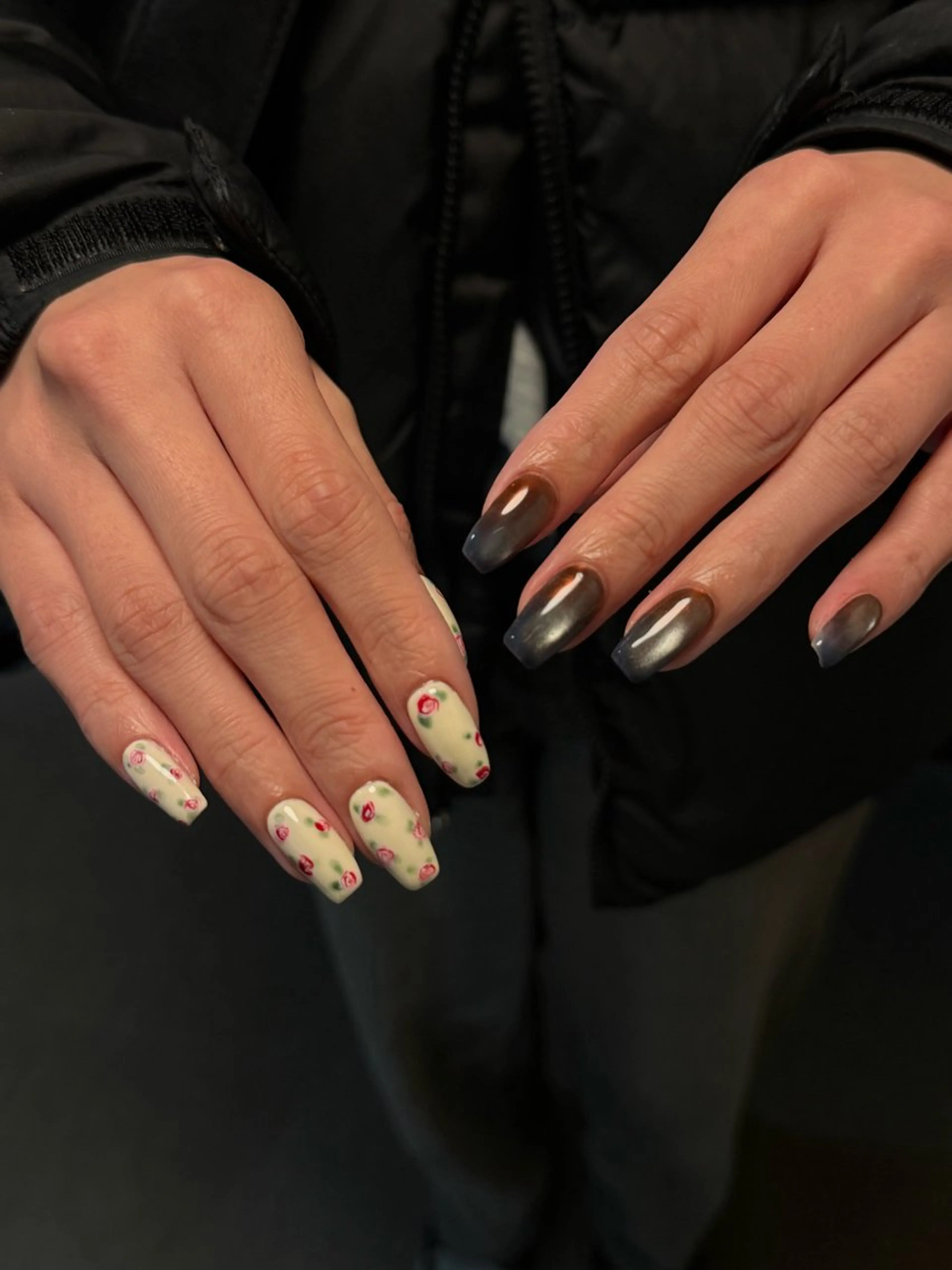 ネイル クリアネイル グラデーション ハンドネイル kaoネイル /青山のネイルデザイン