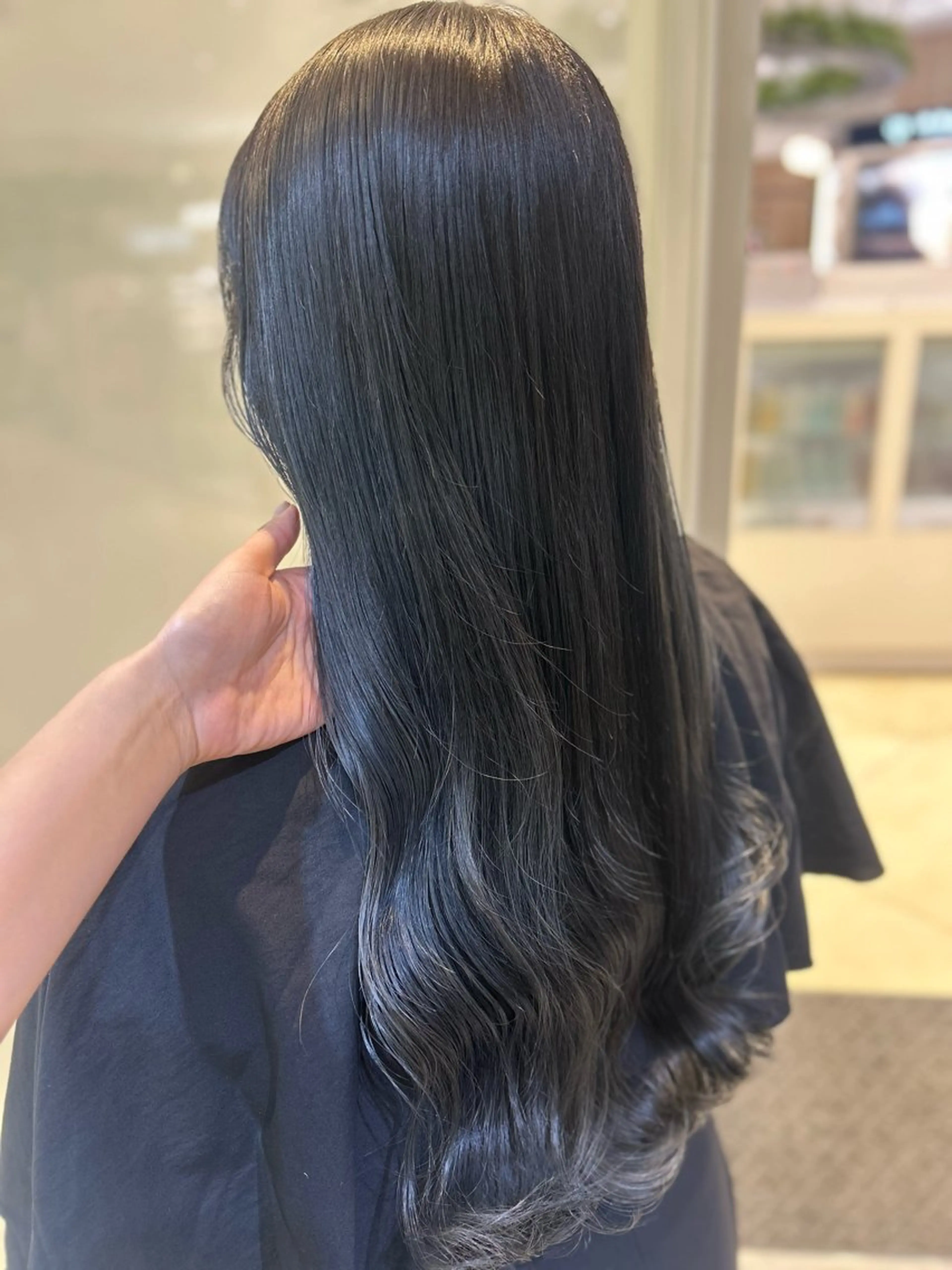 ロング カラー 髪質改善/縮毛矯正 ササキナツミのヘアスタイル