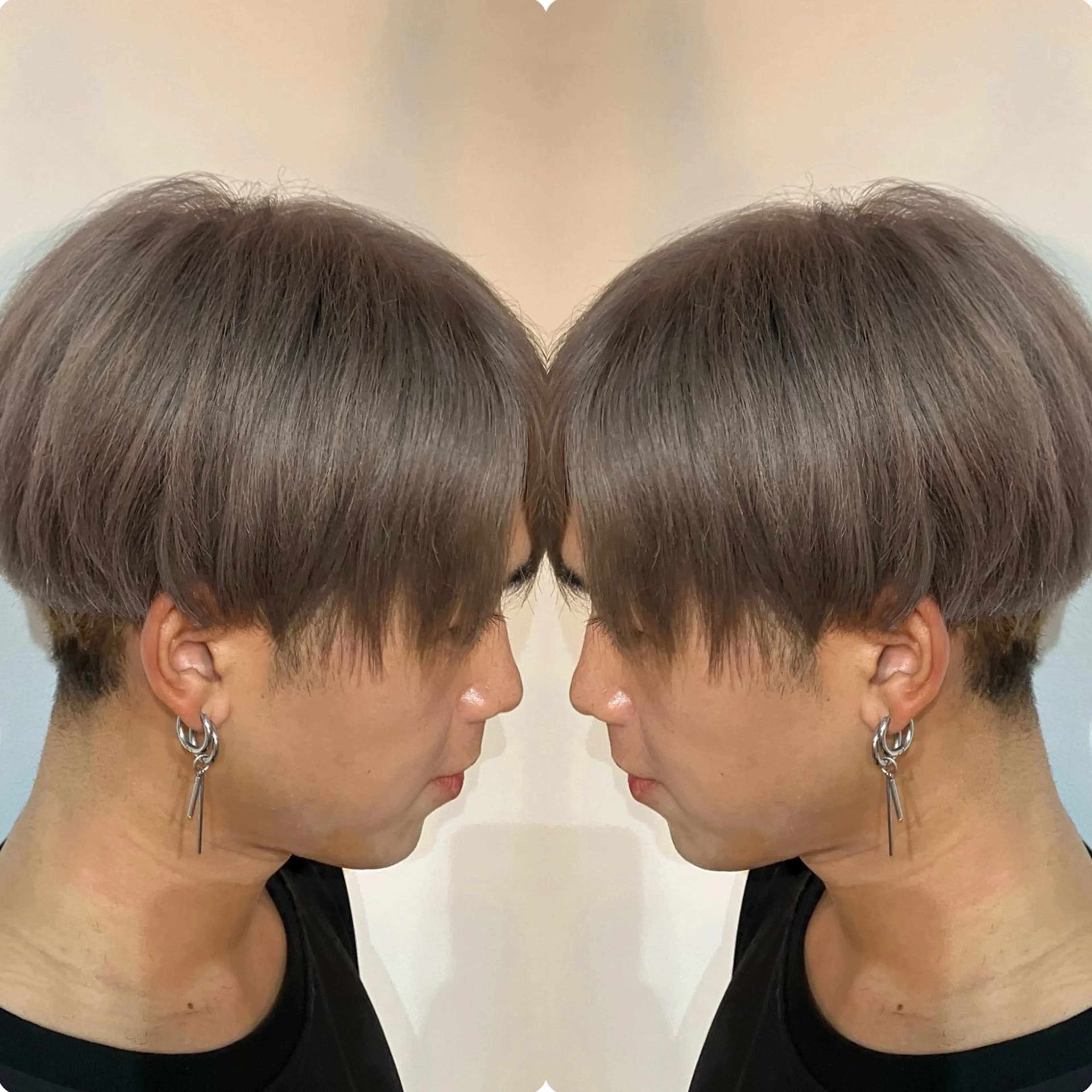 ショート 👑曲がる縮毛矯正 /パーマ👑ショウのヘアスタイル