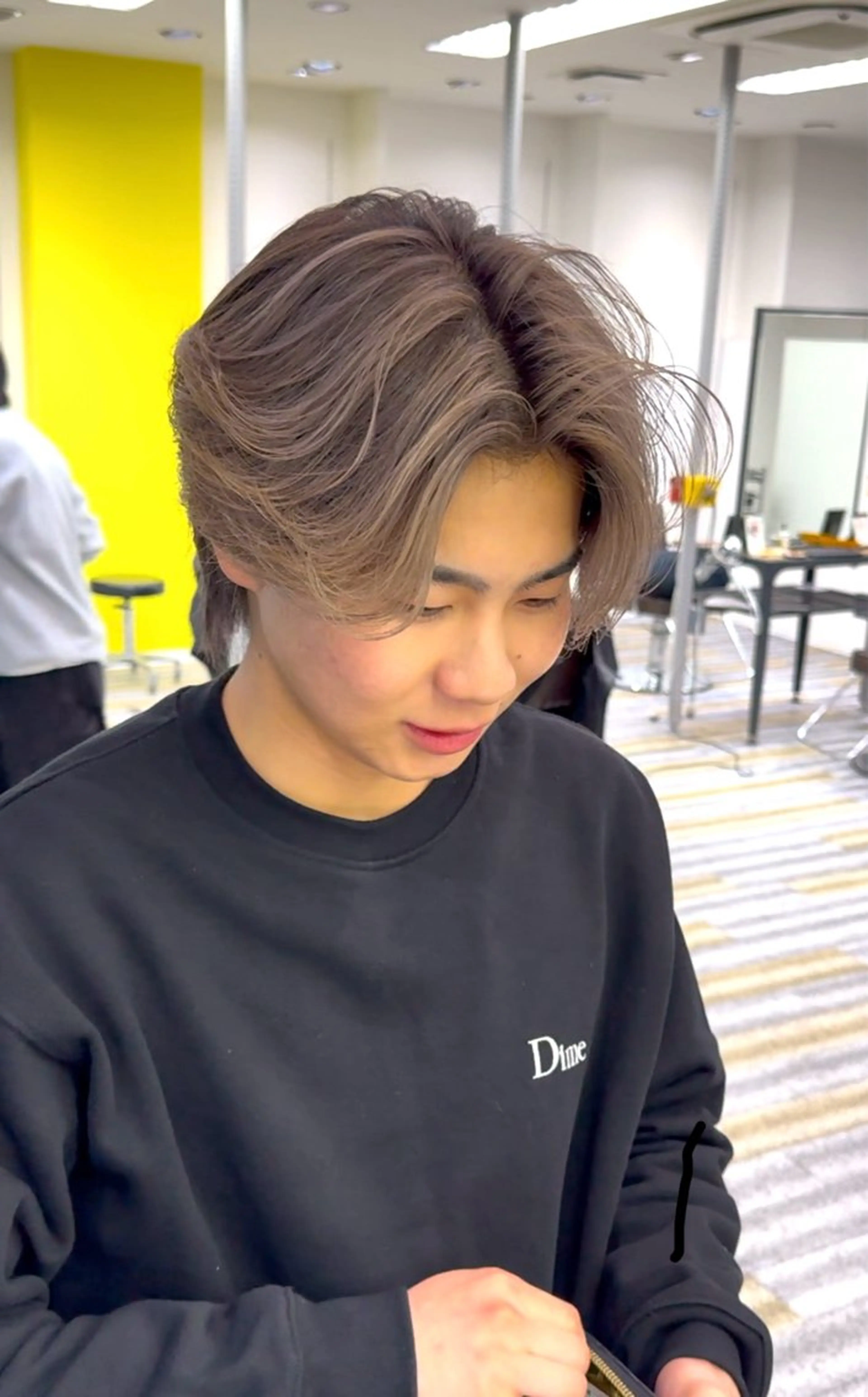 ミディアム カラー メンズ カット ヘアカラー 【メンズ特化】岩瀬 武【メンズパーマ】のヘアスタイル