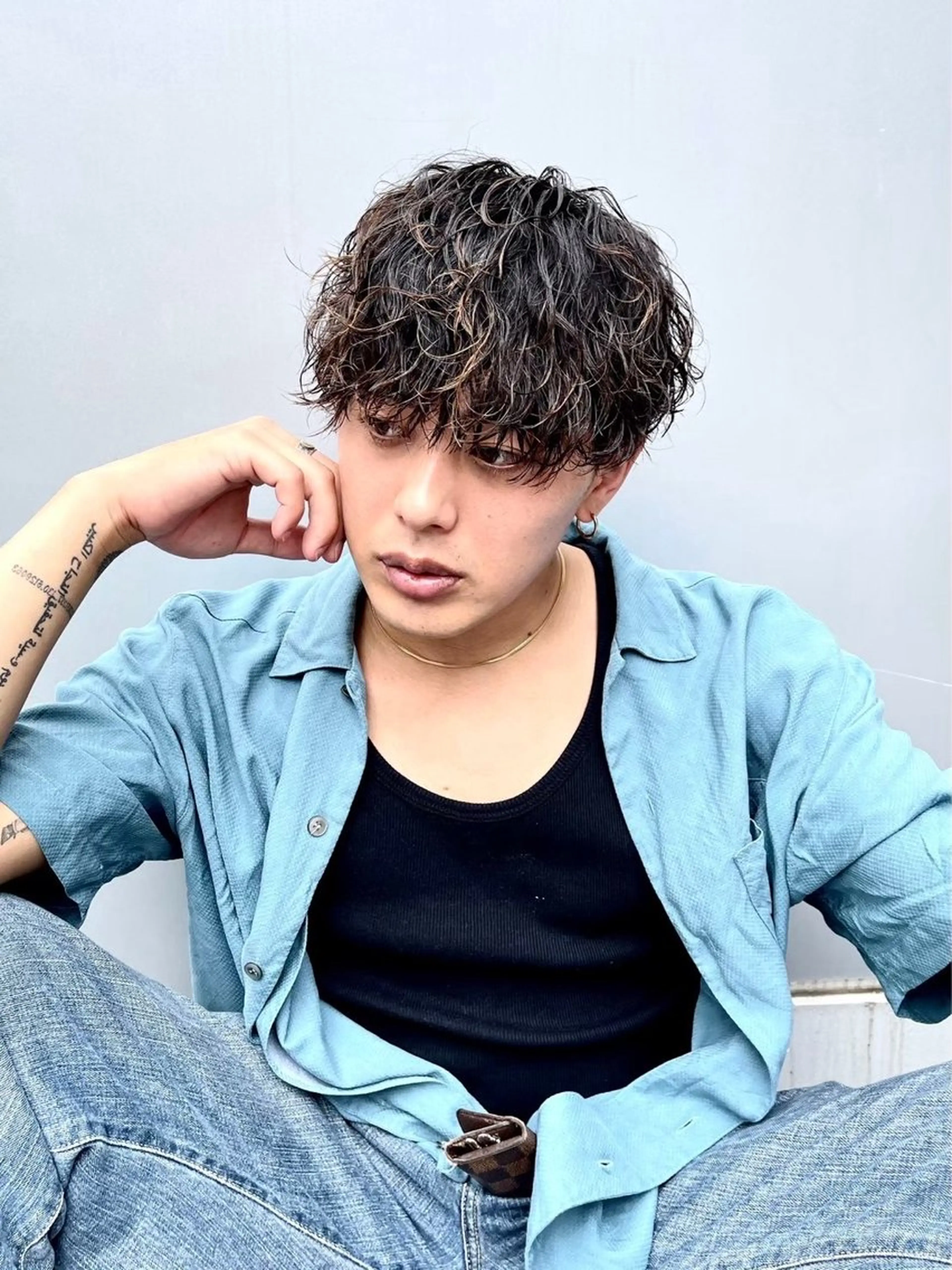 パーマ メンズ 曲がる縮毛矯正 メンズ特化/鈴木美璃のヘアスタイル