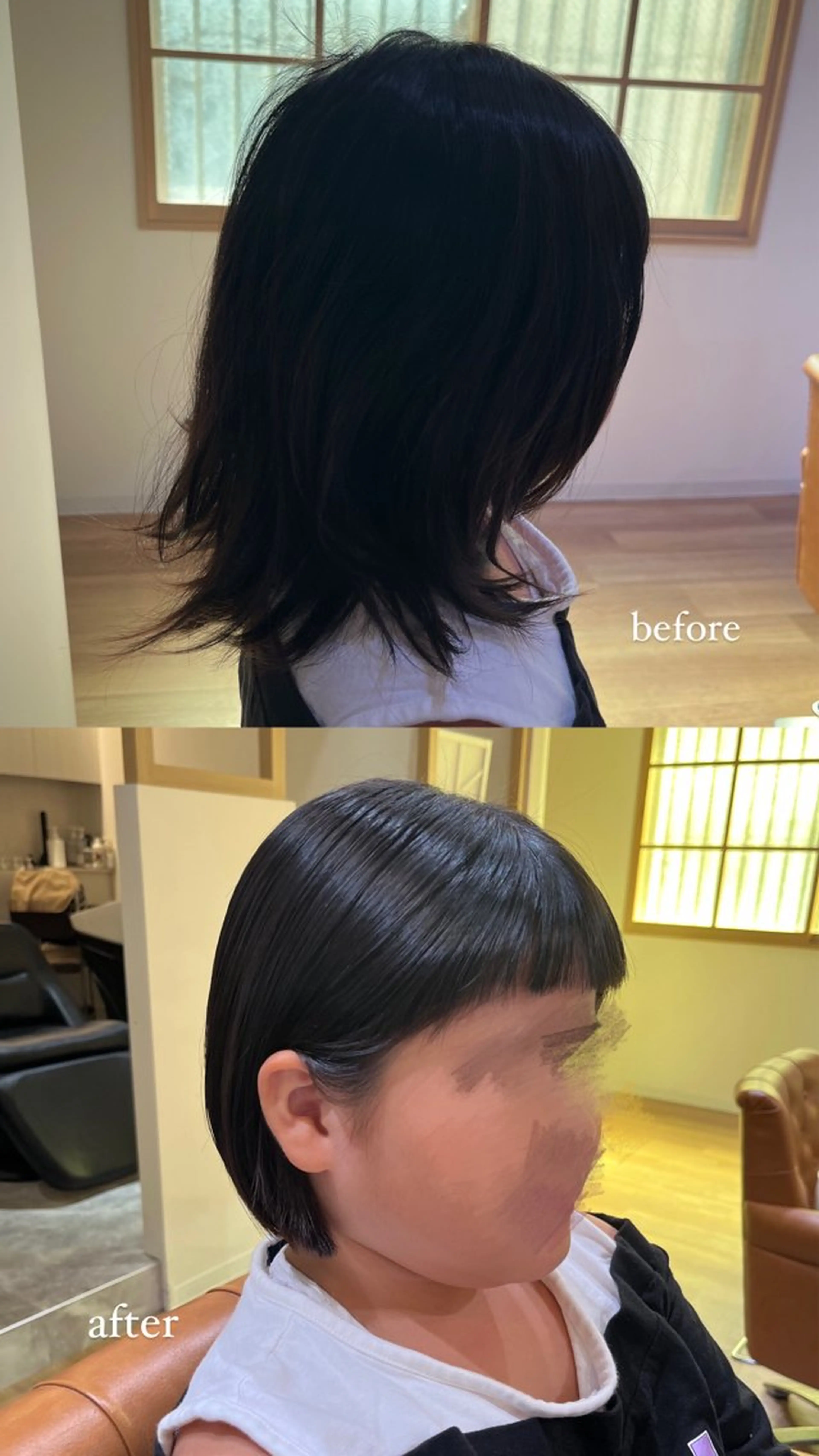 キッズ カット bisou hair スガノ　カヤノのマツエク・マツパデザイン