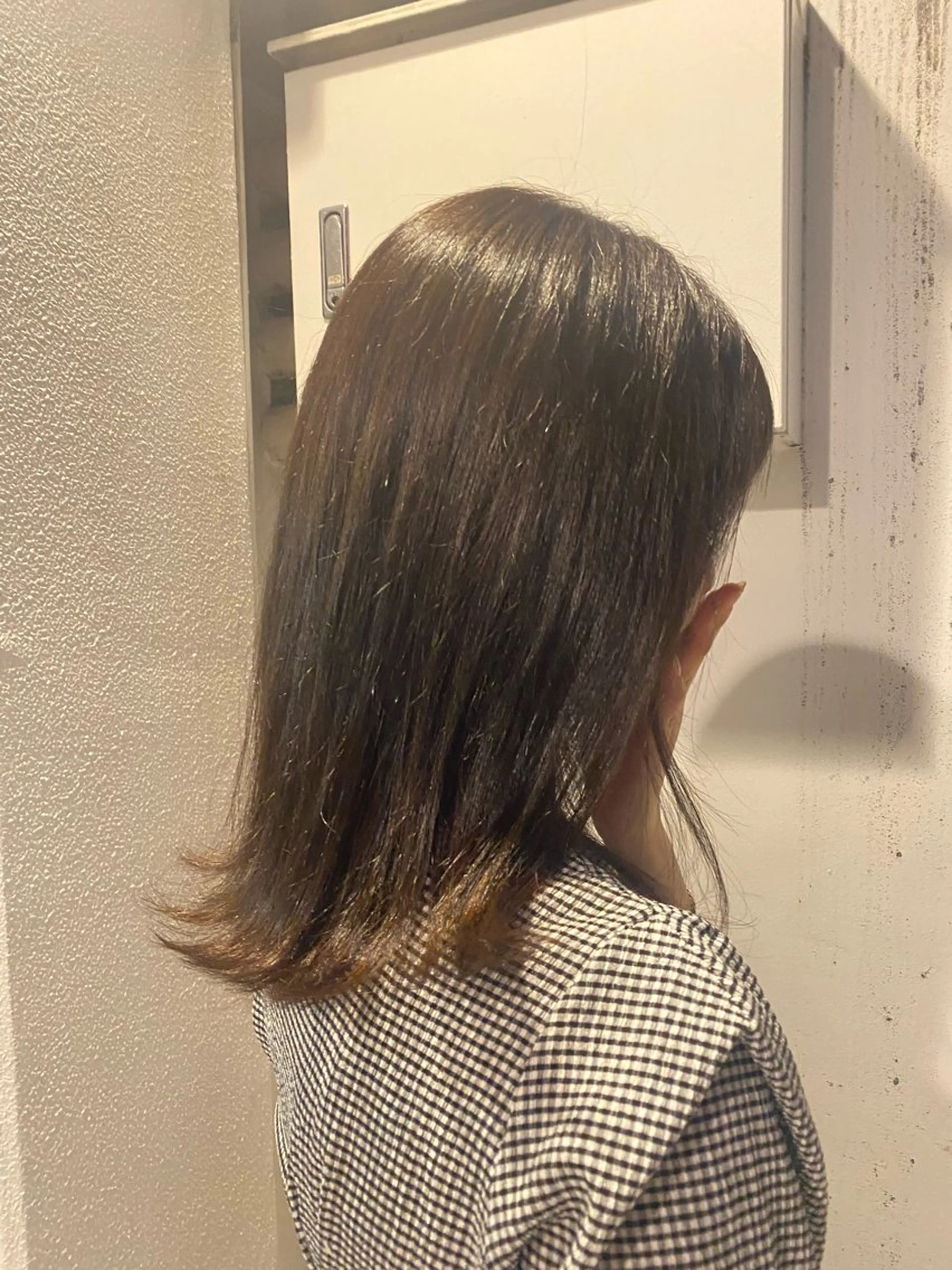 カラー ベージュカラー オリーブベージュ ヒガシ サヨのヘアスタイル