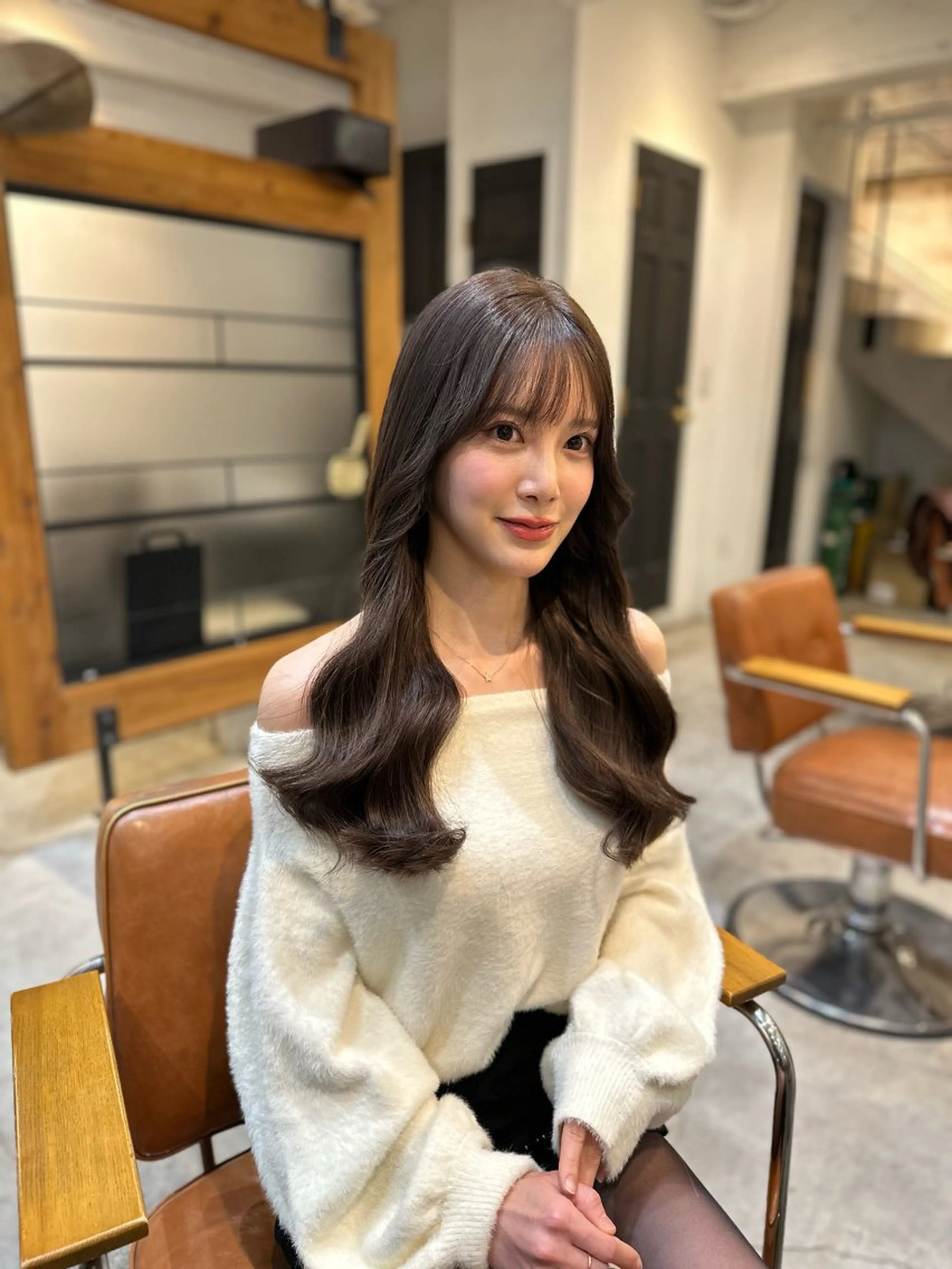 ロング カット ヘアカラー PARIS hair salon所属・秋葉原　柏木絢汰 ✨当日予約okのヘアスタイル