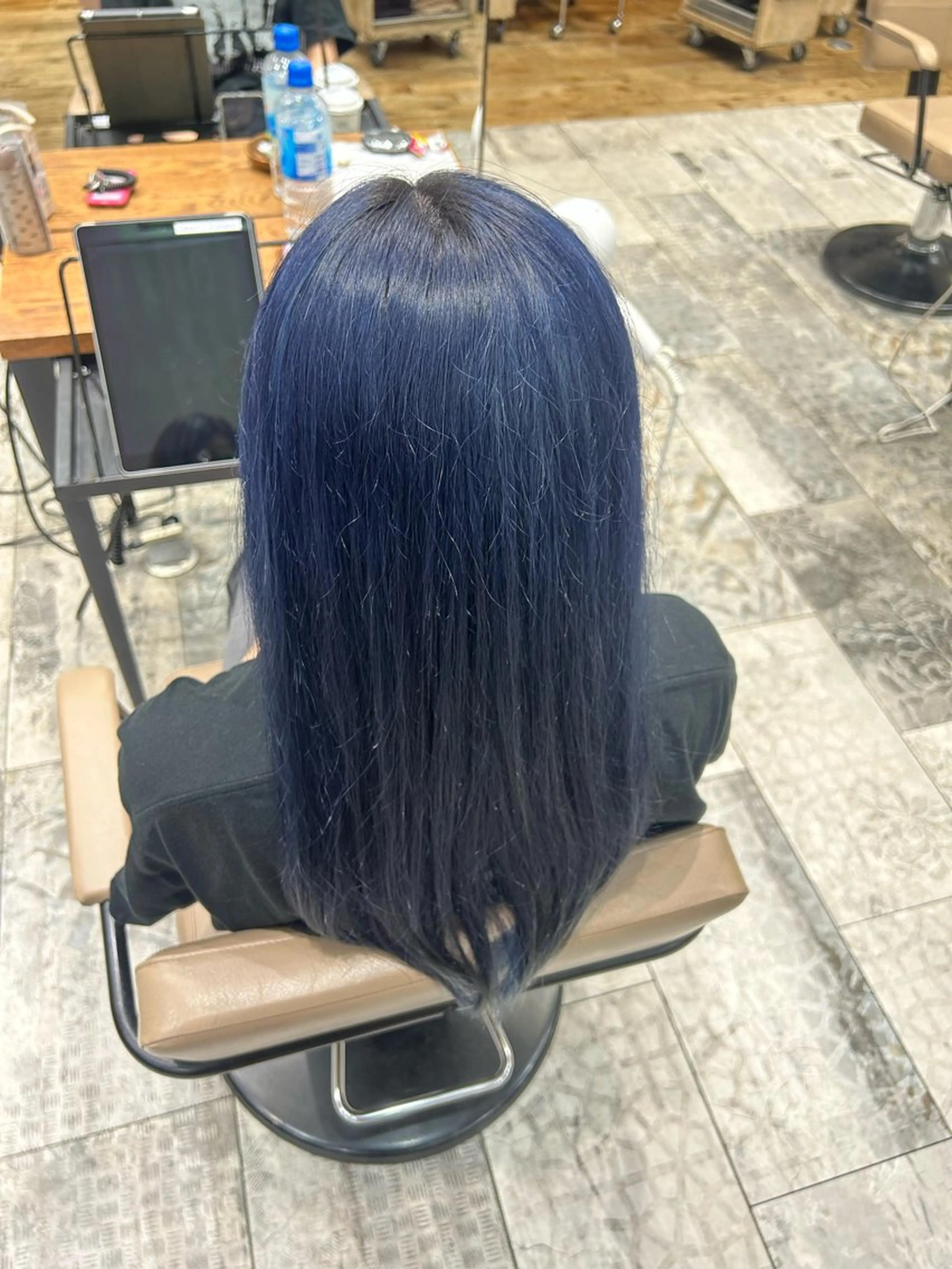 ロング カラー ブリーチ 新宿/うる艶カラー/ 祝迫愛艶のヘアスタイル