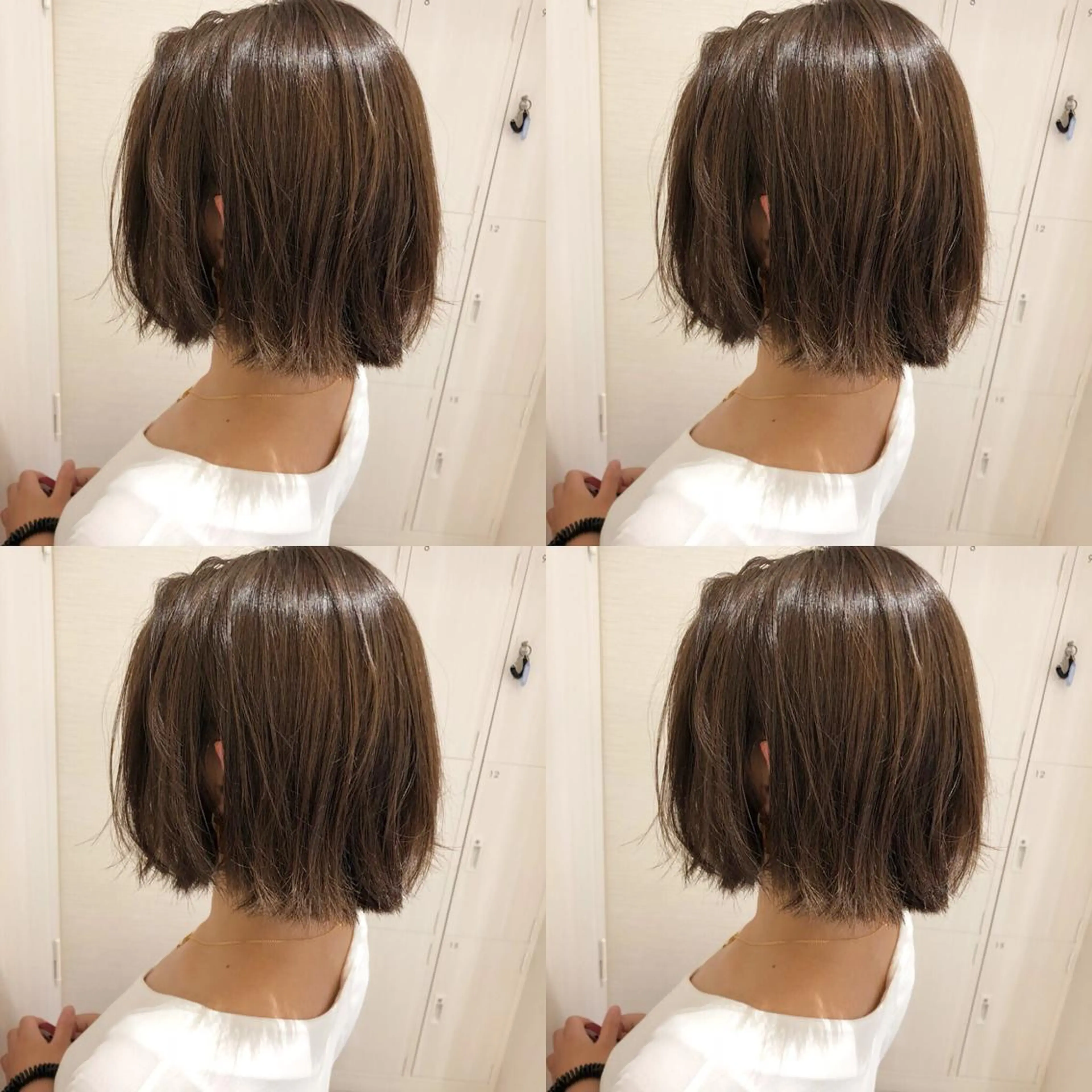 カラー アディクシーカラー アッシュ バレイヤージュ 透明感カラー グラデーションカラー レイヤー/韓国/ 顔周り/しんやのヘアスタイル