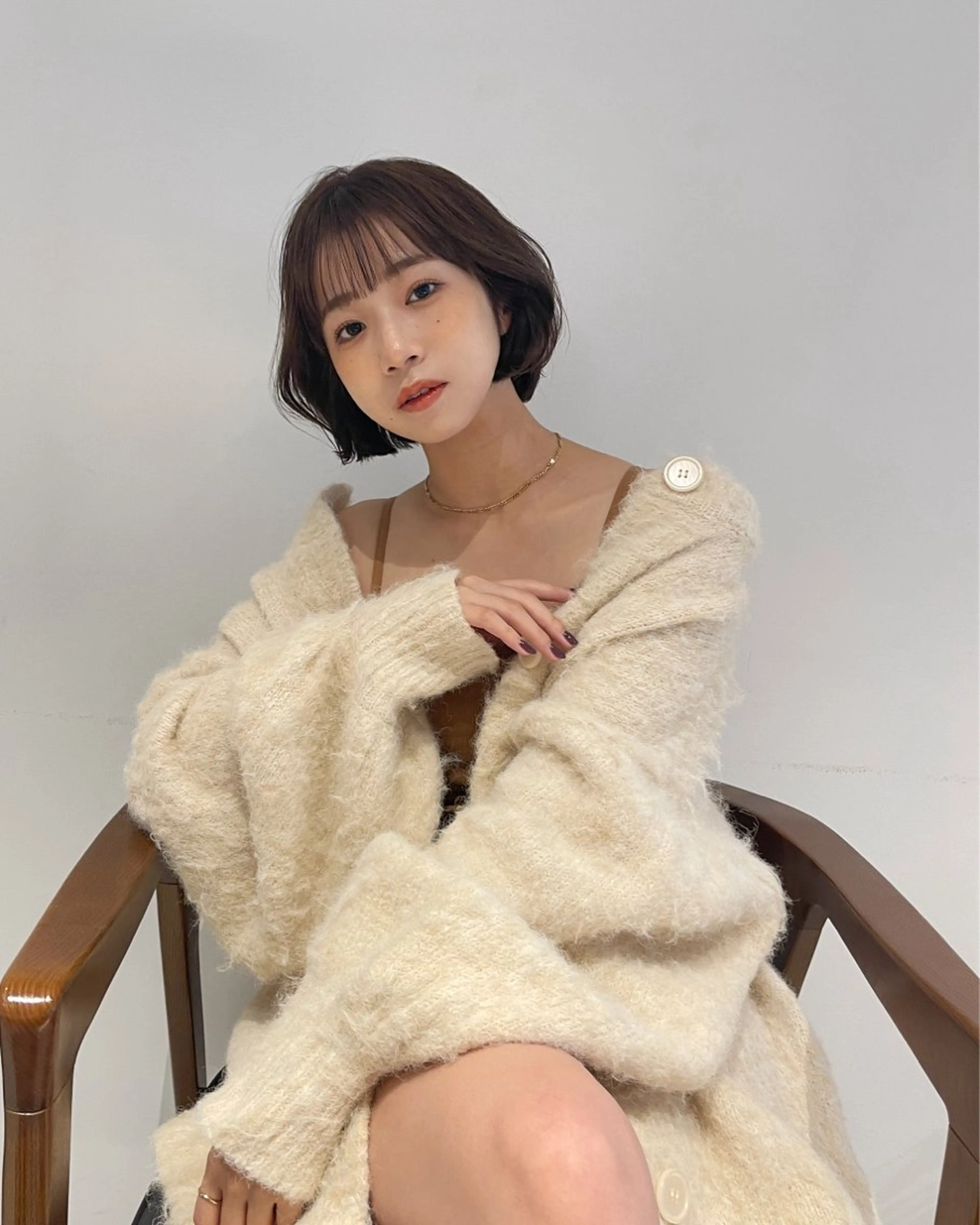 ショート カラー ヘアアレンジ ショートボブ ボブ ショートヘア カット トリートメント ヘッドスパ ヘアセット SHEA.学芸大学所属・一箭 恵梧/ロングヘアのヘアスタイル