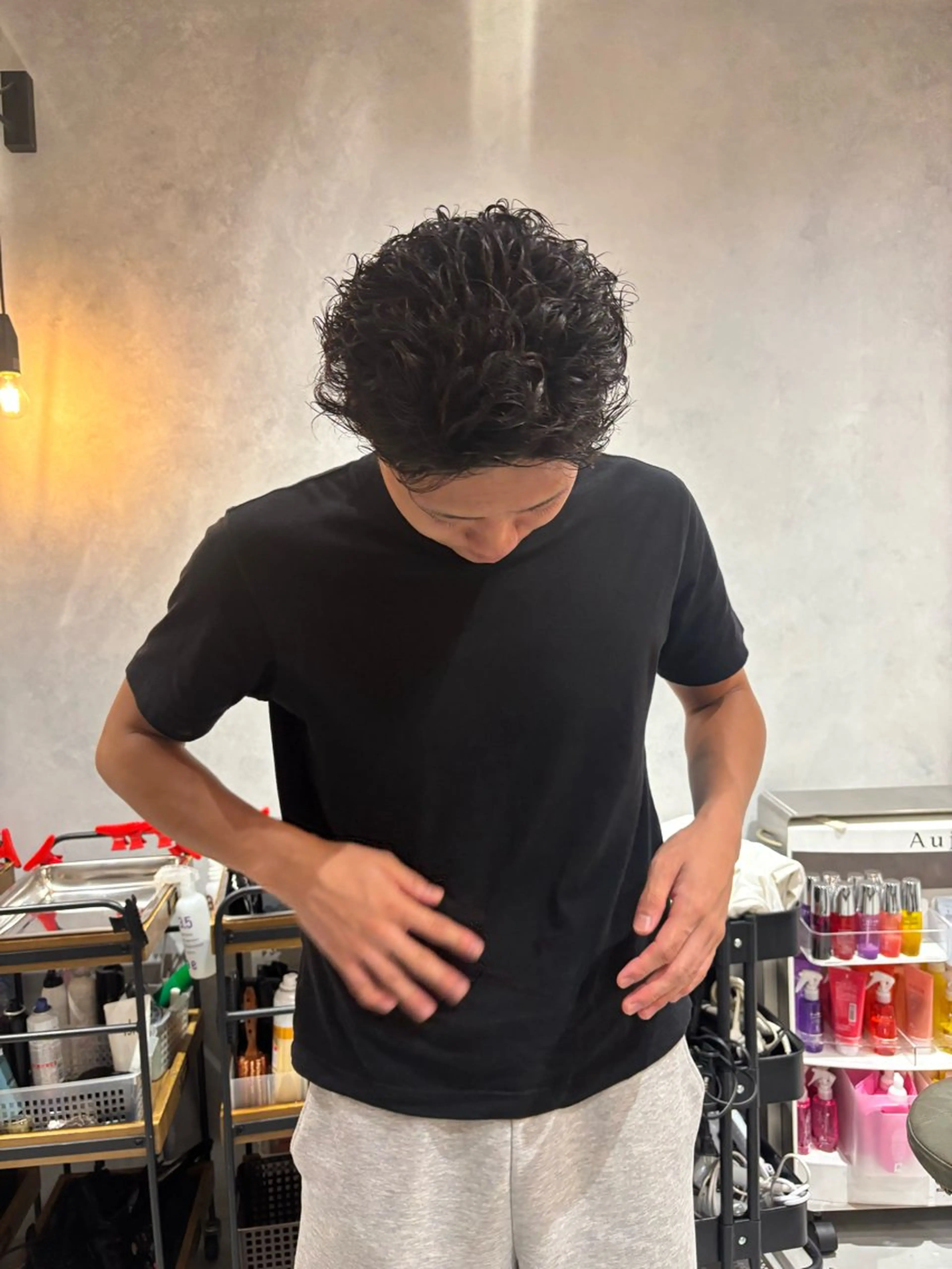 パーマ メンズ メンズパーマ カット パーマ inity♡ Akaneのヘアスタイル