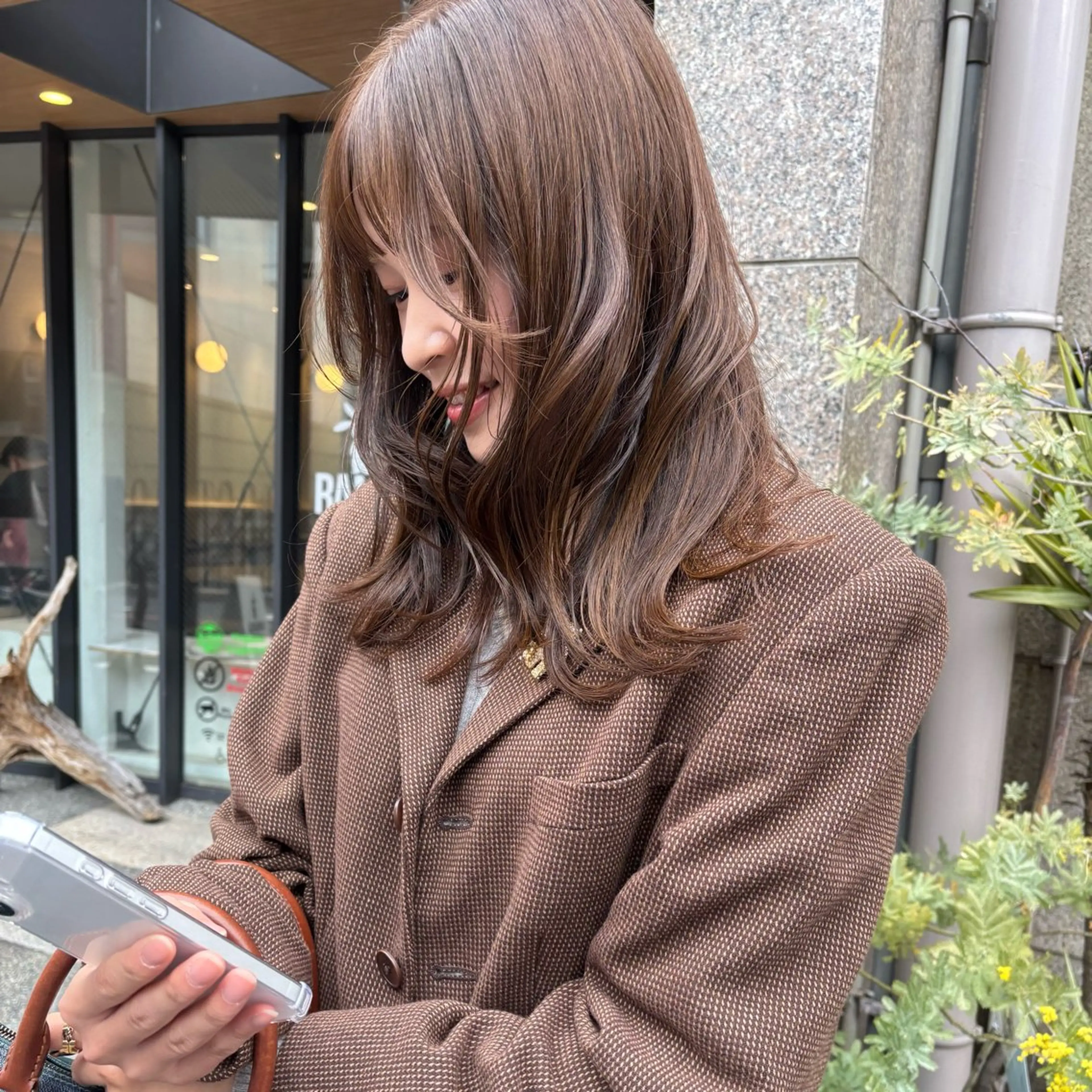 セミロング 似合わせボブカット/ 髪質改善/細川実知香のヘアスタイル