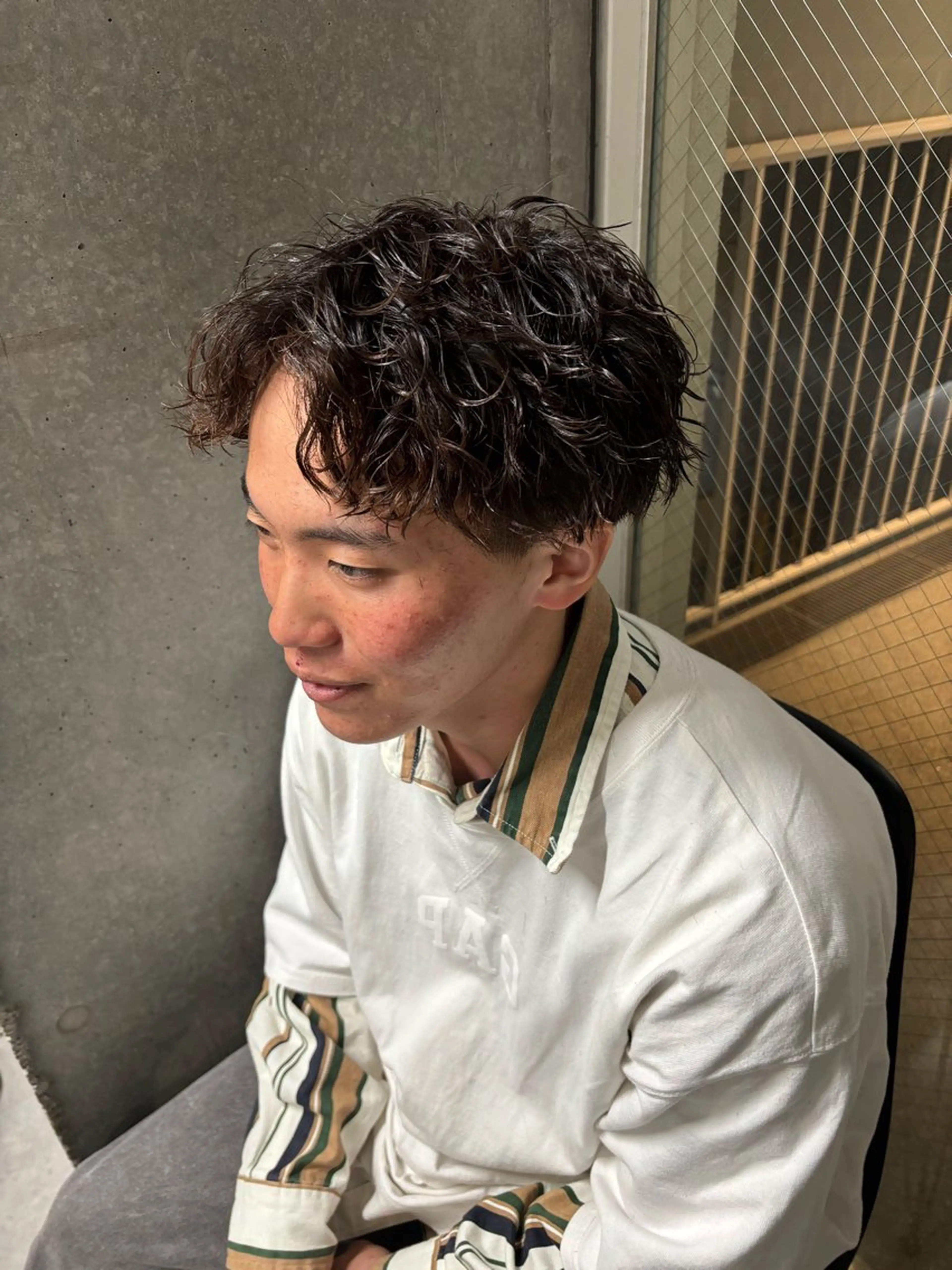 パーマ メンズ メンズ特化✨️ 韓国風パーマ🔥一八のヘアスタイル