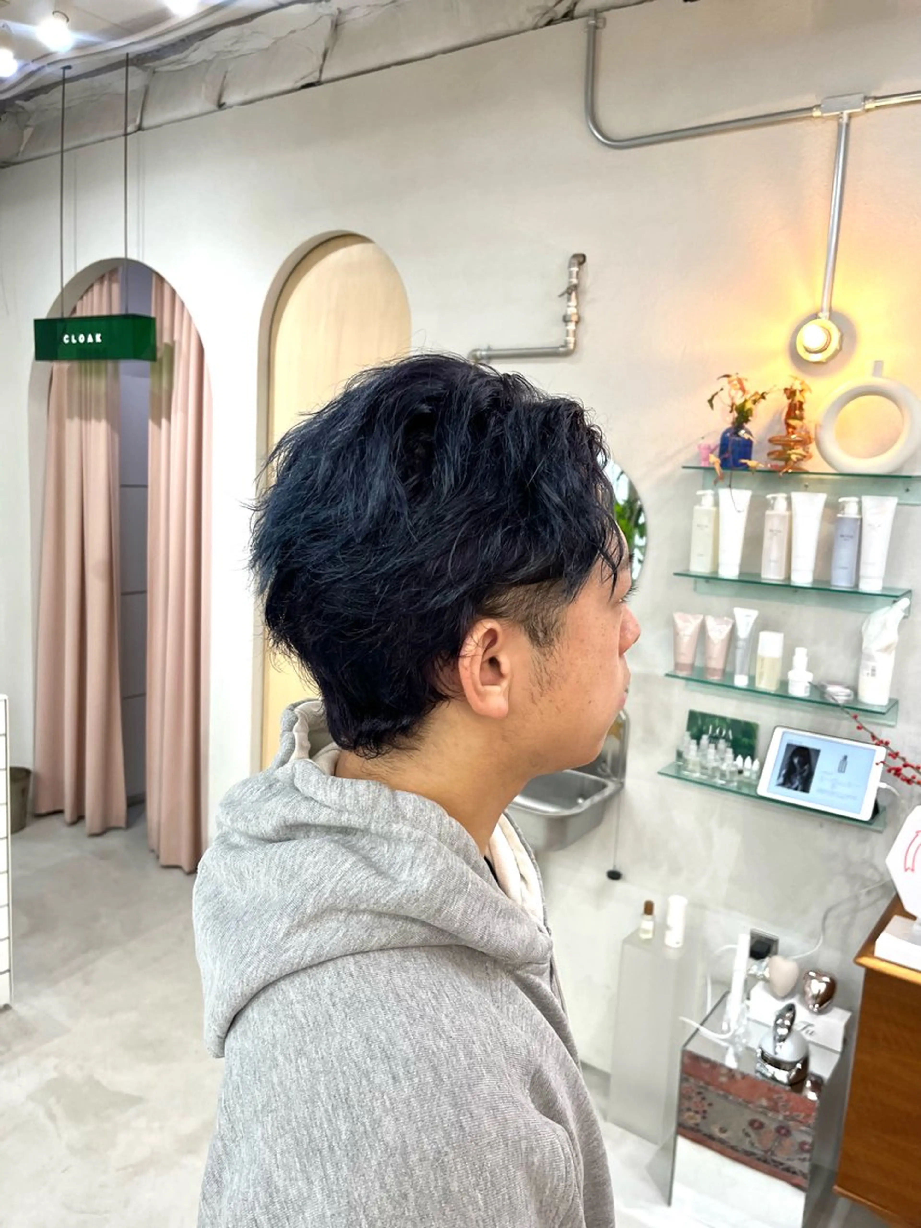 カラー ブルーカラー ネイビーカラー ヘアカラー chika/艶カラー /似合わせカラーのヘアスタイル