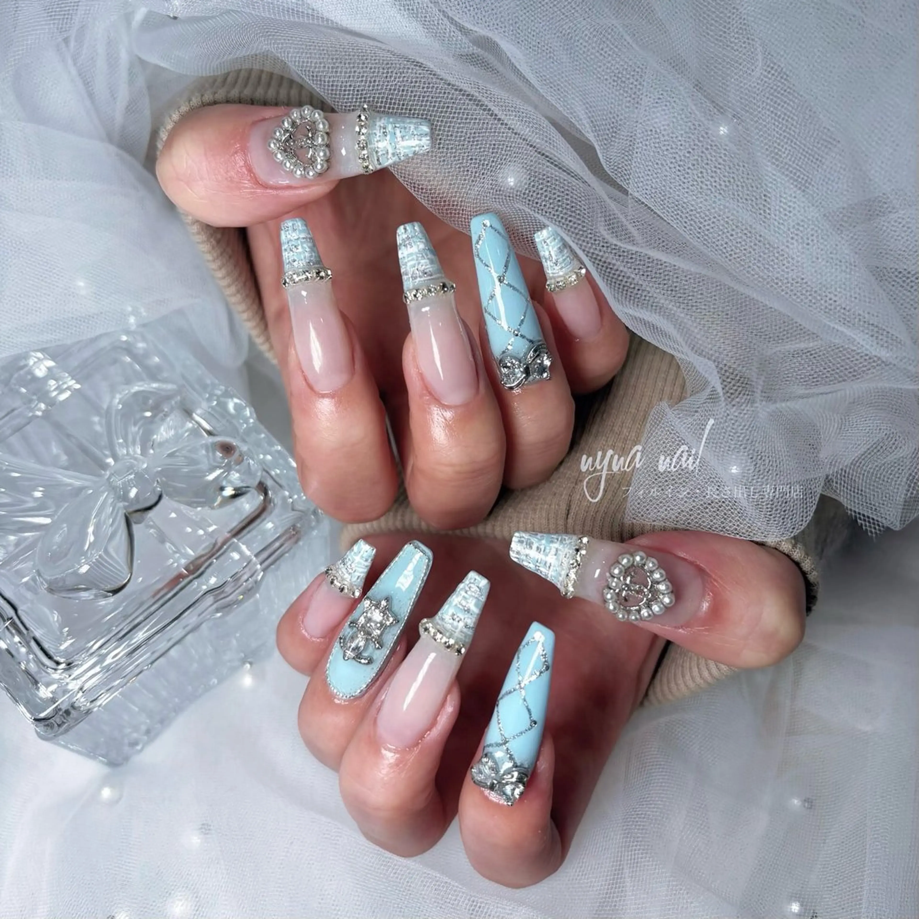 ネイル ハンドネイル 長さ出し専門 nynaのネイルデザイン