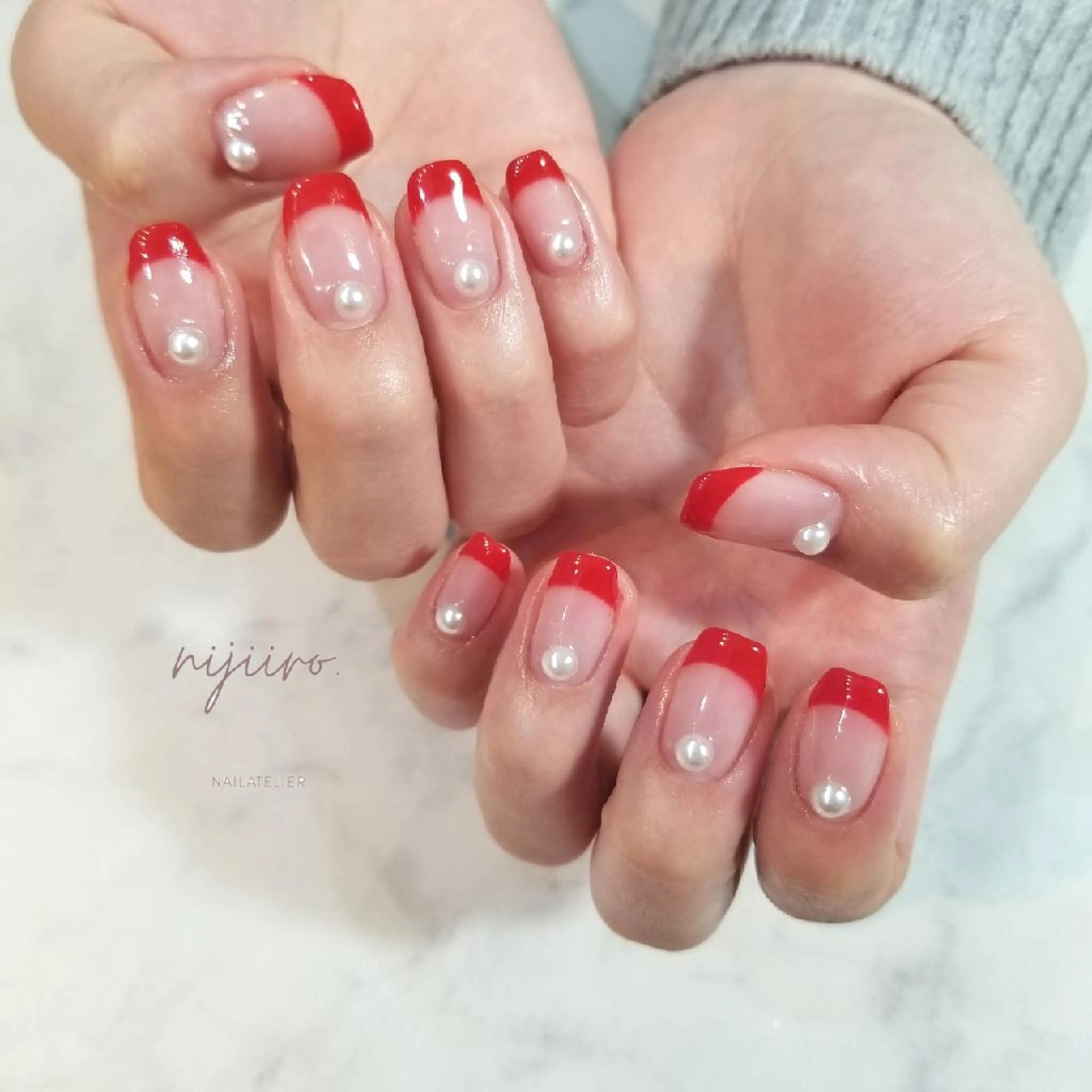 ネイル ハンドネイル nailatelier nijiiro.所属・nijiiro🌈 サトウのネイルデザイン